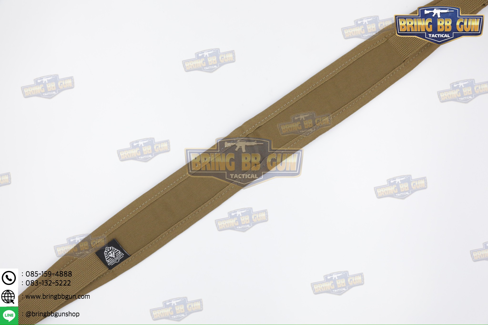 สายสะพายปืน ทรง Ferro (สายสะพายปืนยุทธวิธี 2 จุด) (Padded Sling) (The Slingster) (Adjustable dual point tactical function rope)