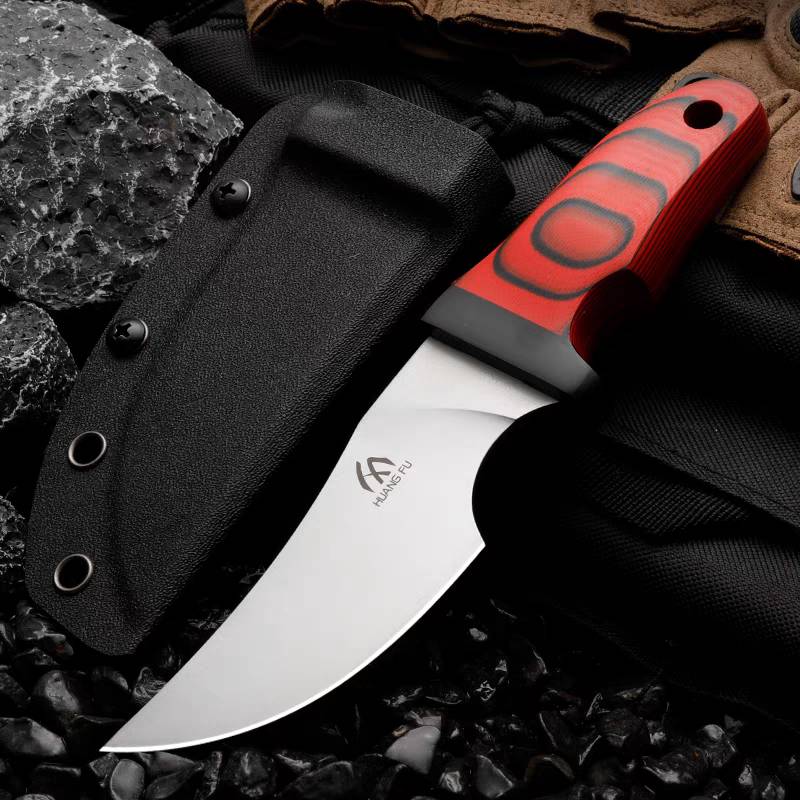 มีดใบตายด้าม G10 ลายลามิเนต( ใบเฉียบทั้งเล่ม) MADDOG มีดใบตายที่มีความจัดจ้านของด้ามจับ ที่สีสันสะดุดตา โดดเด่นด้วยด้ามจับที่ทำจากวัสดุ G10 ลามิเนต เต็มด้ามจับ ประกบกับกั่นมือเป็นชิ้นเดียว