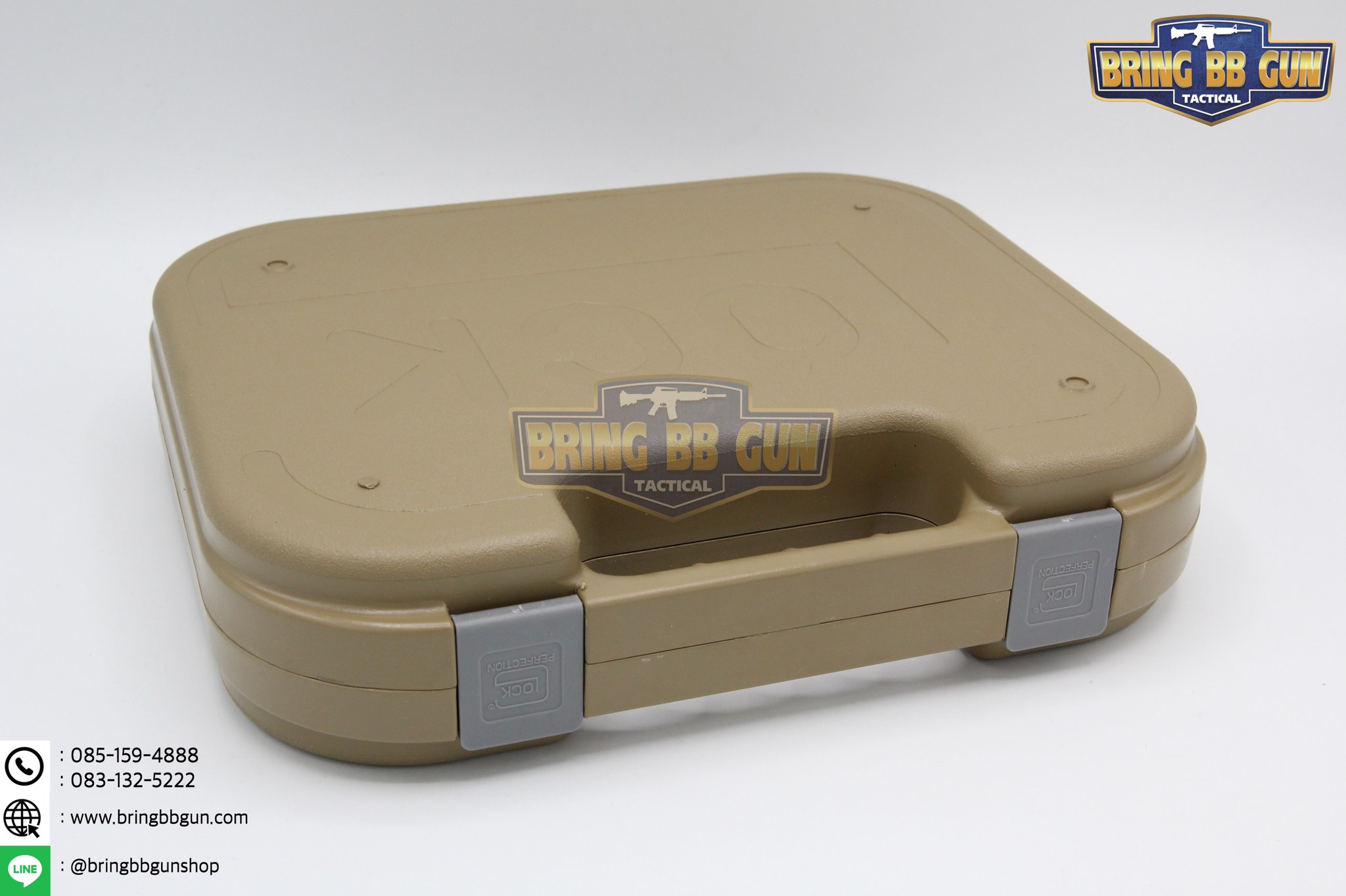 กล่องปืนสั้น Glock (กล่องปืนสั้น B11) (เคสกันกระแทรก) (Lockable Pistol Case)
