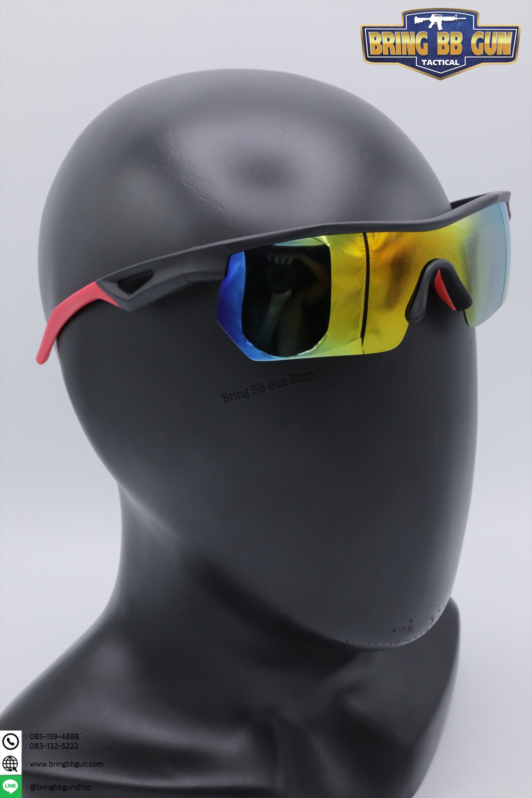 แว่นกันแดด เลนส์ Polarized (เลนส์โพลาไรซ์) รุ่น ทรงสปอร์ต