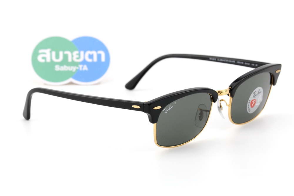 RayBan CLUBMASTER SQUARE RB3916 130358 Polarized Lens