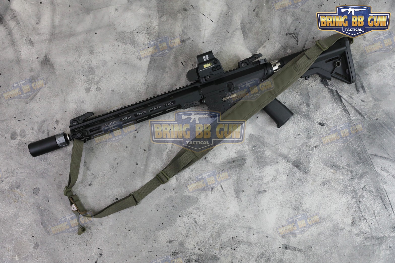 สายสะพายปืน ทรง VTAC (Padded Sling) (Adjustable dual point tactical function rope)