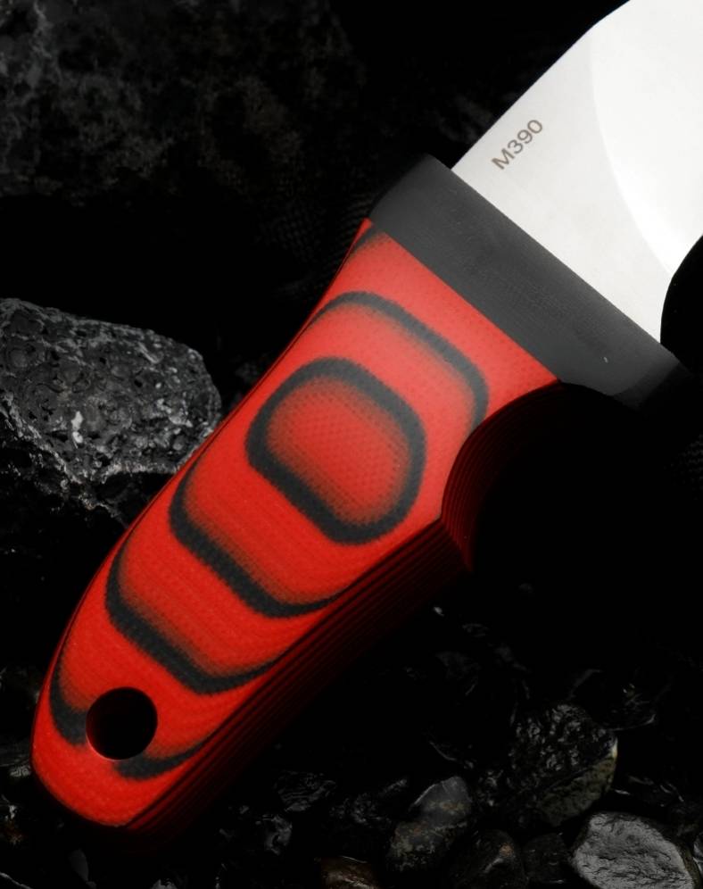 มีดใบตายด้าม G10 ลายลามิเนต( ใบเฉียบทั้งเล่ม) MADDOG มีดใบตายที่มีความจัดจ้านของด้ามจับ ที่สีสันสะดุดตา โดดเด่นด้วยด้ามจับที่ทำจากวัสดุ G10 ลามิเนต เต็มด้ามจับ ประกบกับกั่นมือเป็นชิ้นเดียว