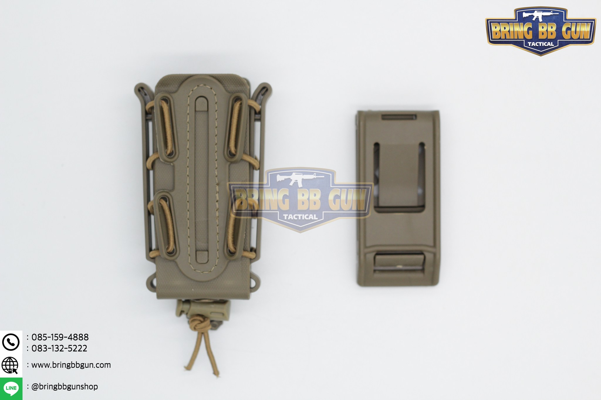 เพ้าเเม็กกาซีน Scorpion Soft Shell 9mm.&.45cal (ซองแม็กกาซีนปืนสั้น Scorpion Soft Shell) Scorpion Shape Soft Shell Magazine Pouch (9mm.&.45cal)