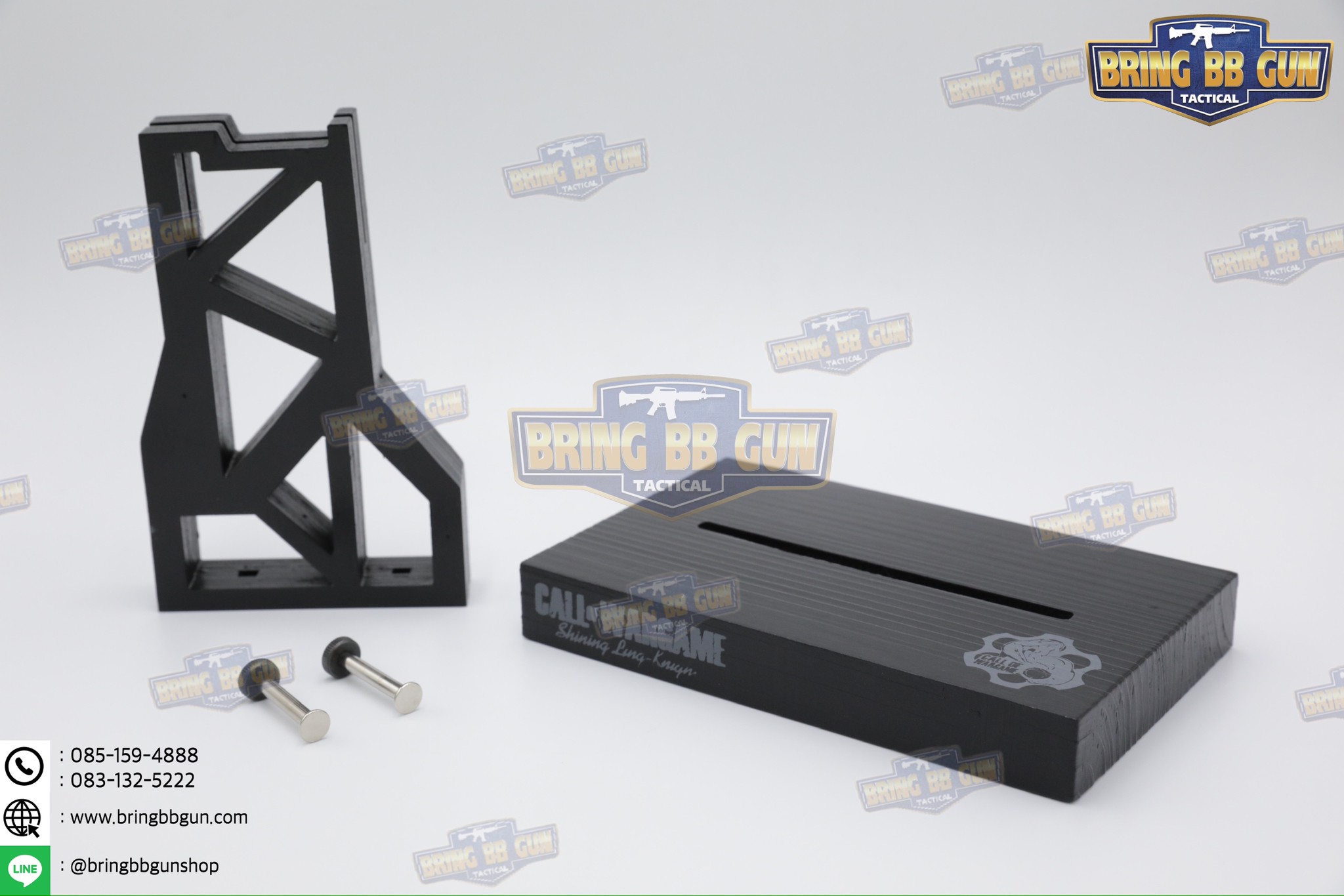 ขาตั้งปืนยาว (งานไม้)