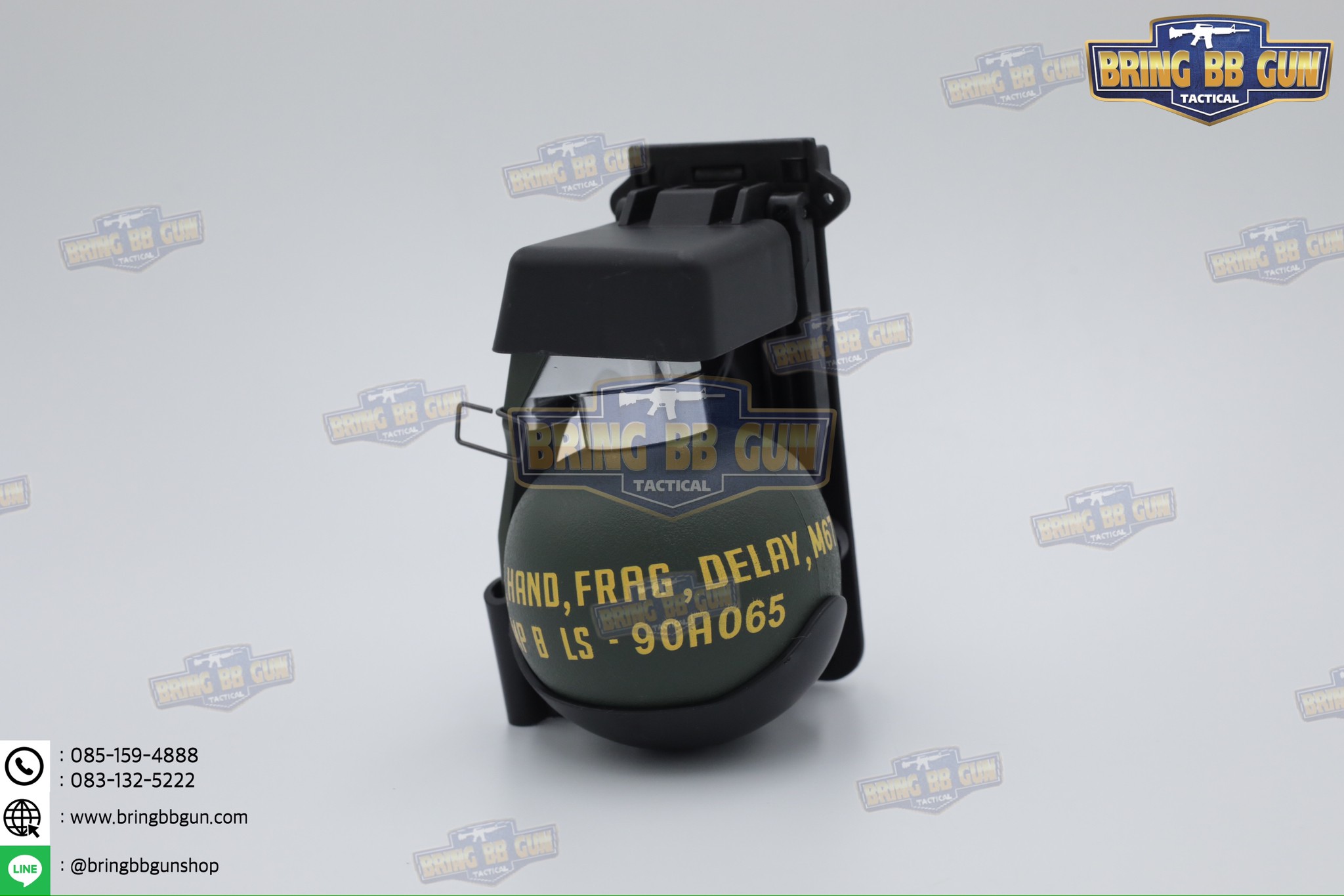 ระเบิดมือ M67 แบบ Dummy + M67 Grenade Pouch (ระเบิดมือลูกเกลี้ยง + ซองใส่ระเบิดมือแบบปลดไว) (M67 Grenade) (Fragmentation Hand Grenade) (Gernade Pouch) (Quick Release Grenade Pouch)