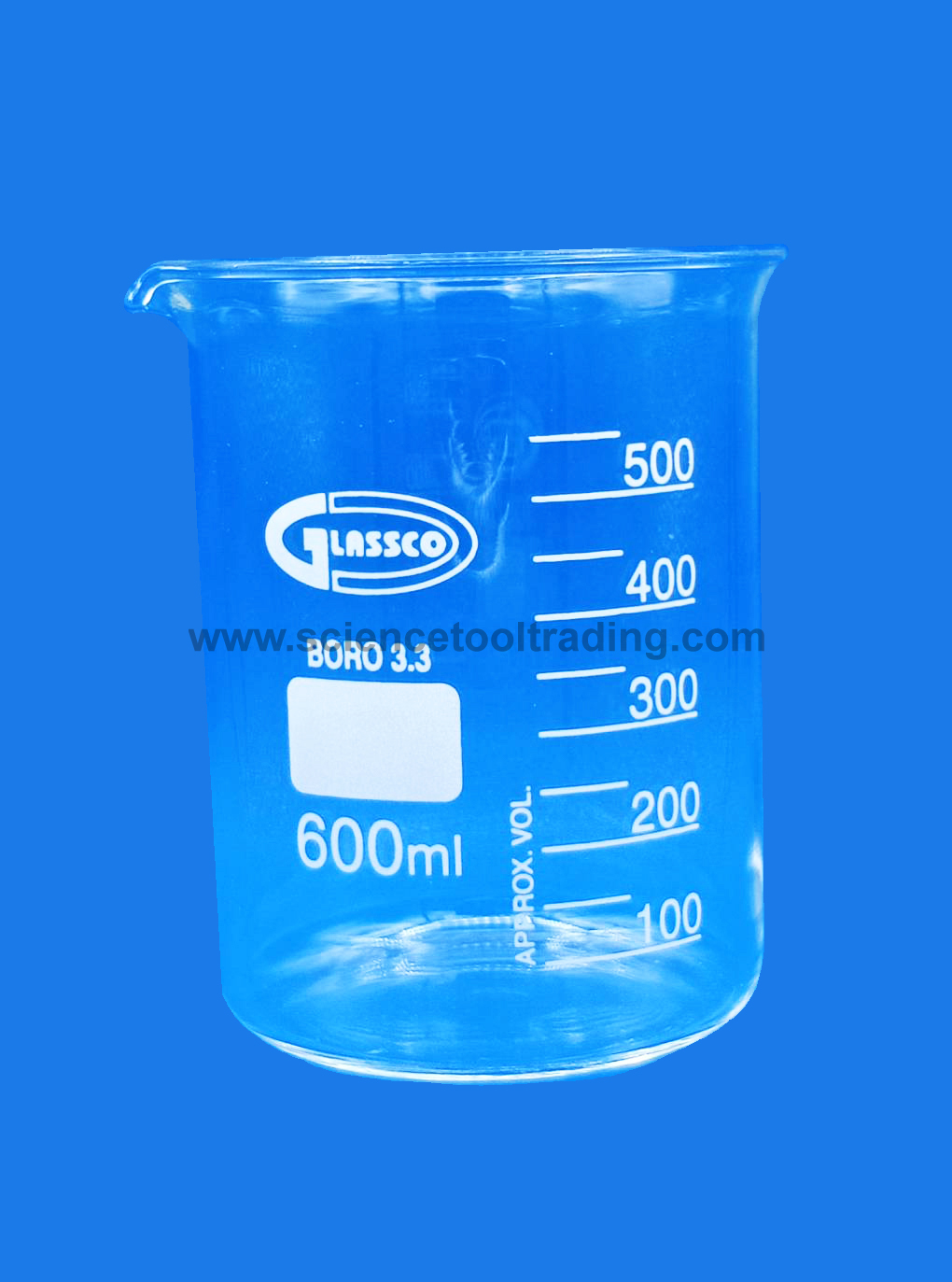 บีกเกอร์ 600 มล. Glassco