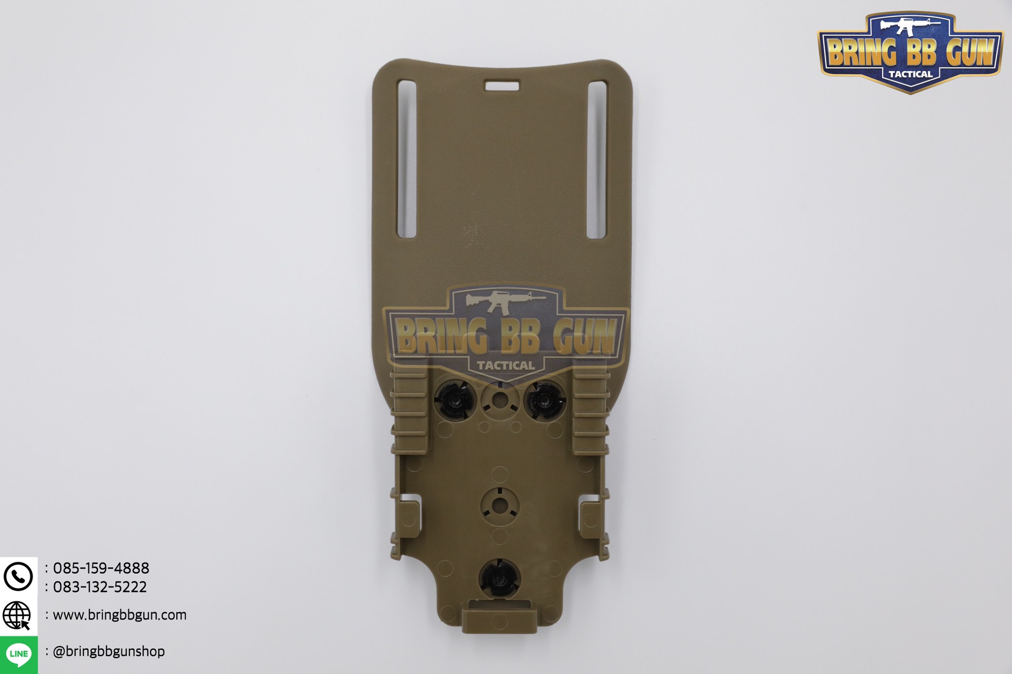 ซองปืนพกนอกปลดนิ้วโป้ง สำหรับGlock และ ไฟฉาย (Glock 17 + X300) ◼ มือขวา ◼