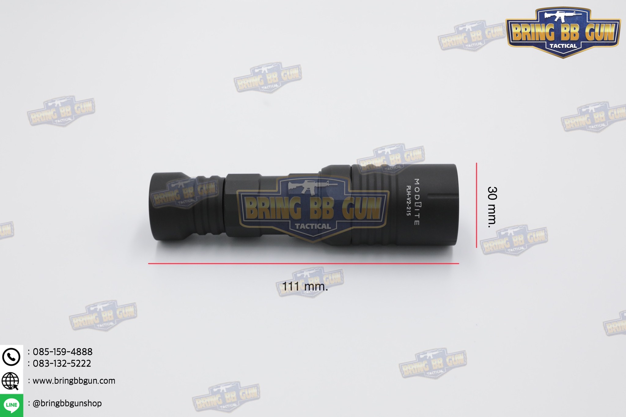 ไฟฉายติดปืน ทรง Modlite รุ่น WML PLHv2-18350 (รุ่นสั้น) (หลอดLED)