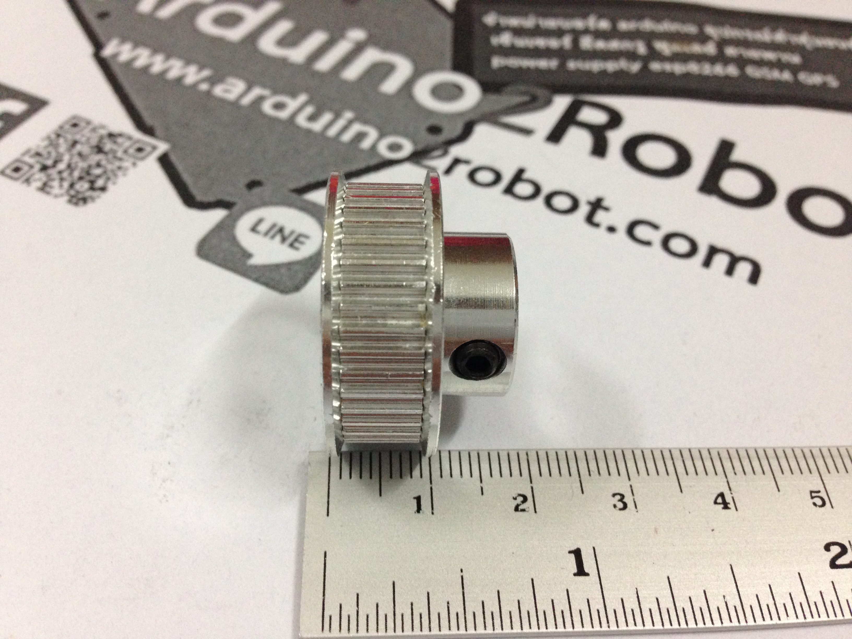 Timing Pulley 40 ฟัน สำหรับสายพานกว้าง 6mm (ใส่แกน 5mm)