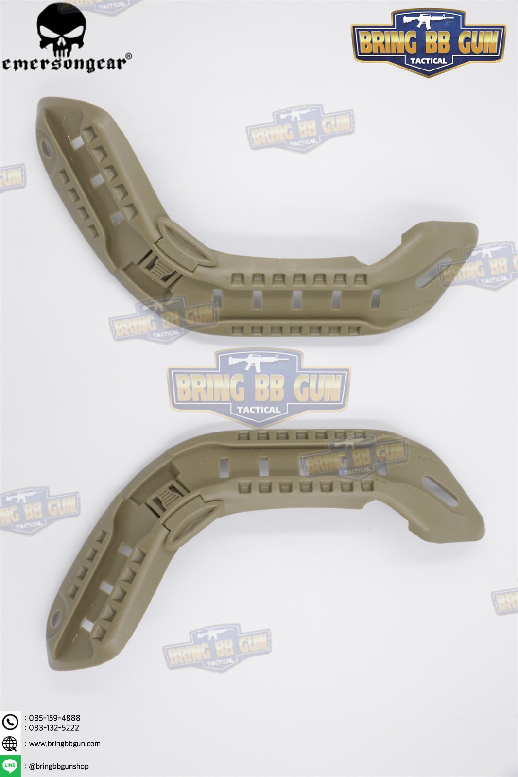 รางข้างหมวก Mich2000 ยี่ห้อ Emerson (EmersonGear ACH-MICH ARC Helmet Mount)