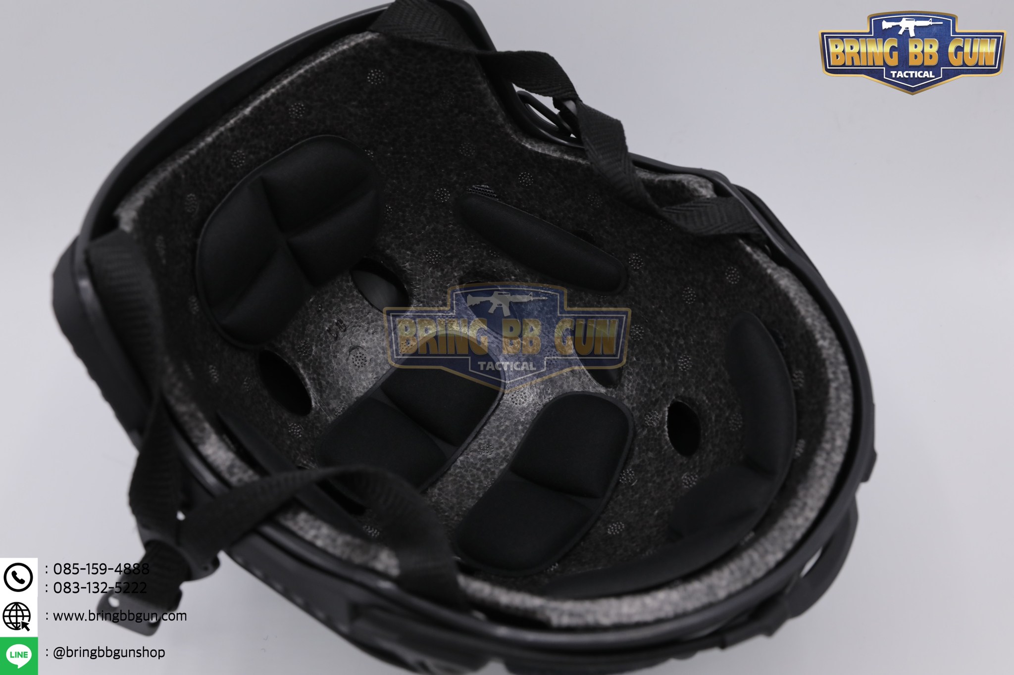 หมวก Fast (หมวกฟาส) (Fast Helmet MH type) รุ่น Strandard Version No holes