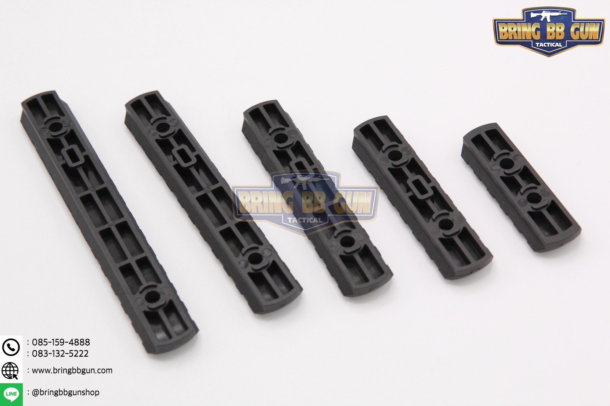 รางเสริมMGPCQB รุ่นพลาสติก (5ชิ้น)