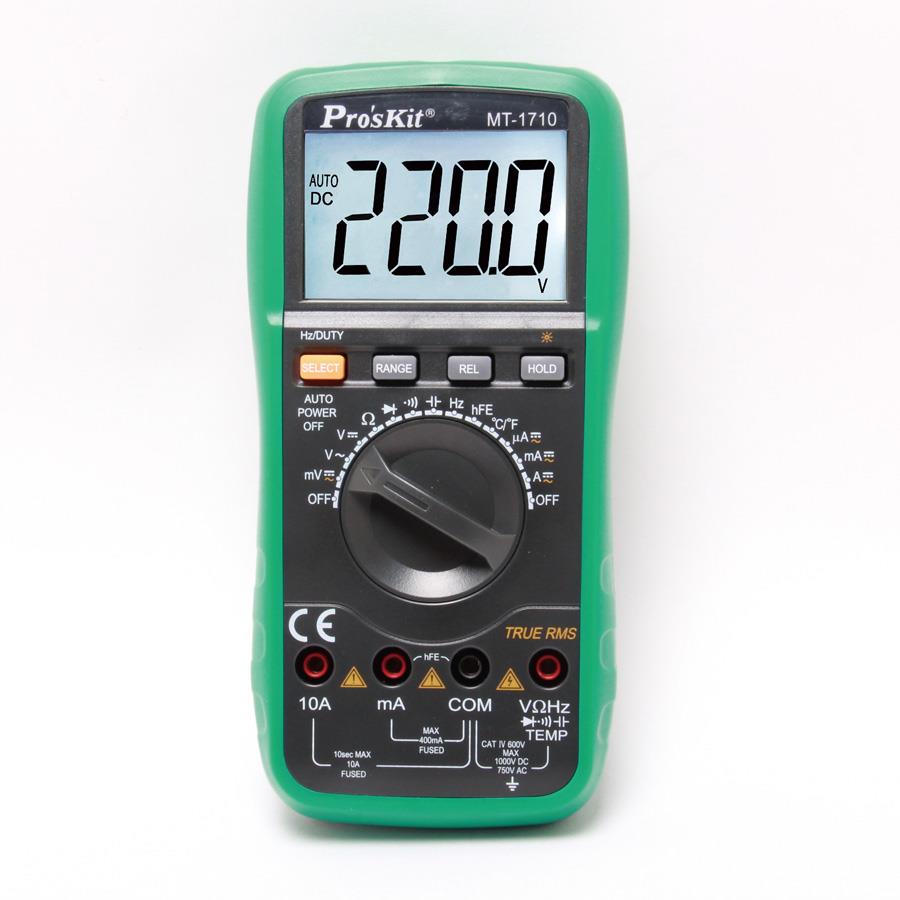 ดิจิตอลมัลติมิเตอร์ True RMS - PROS KIT MT-1710