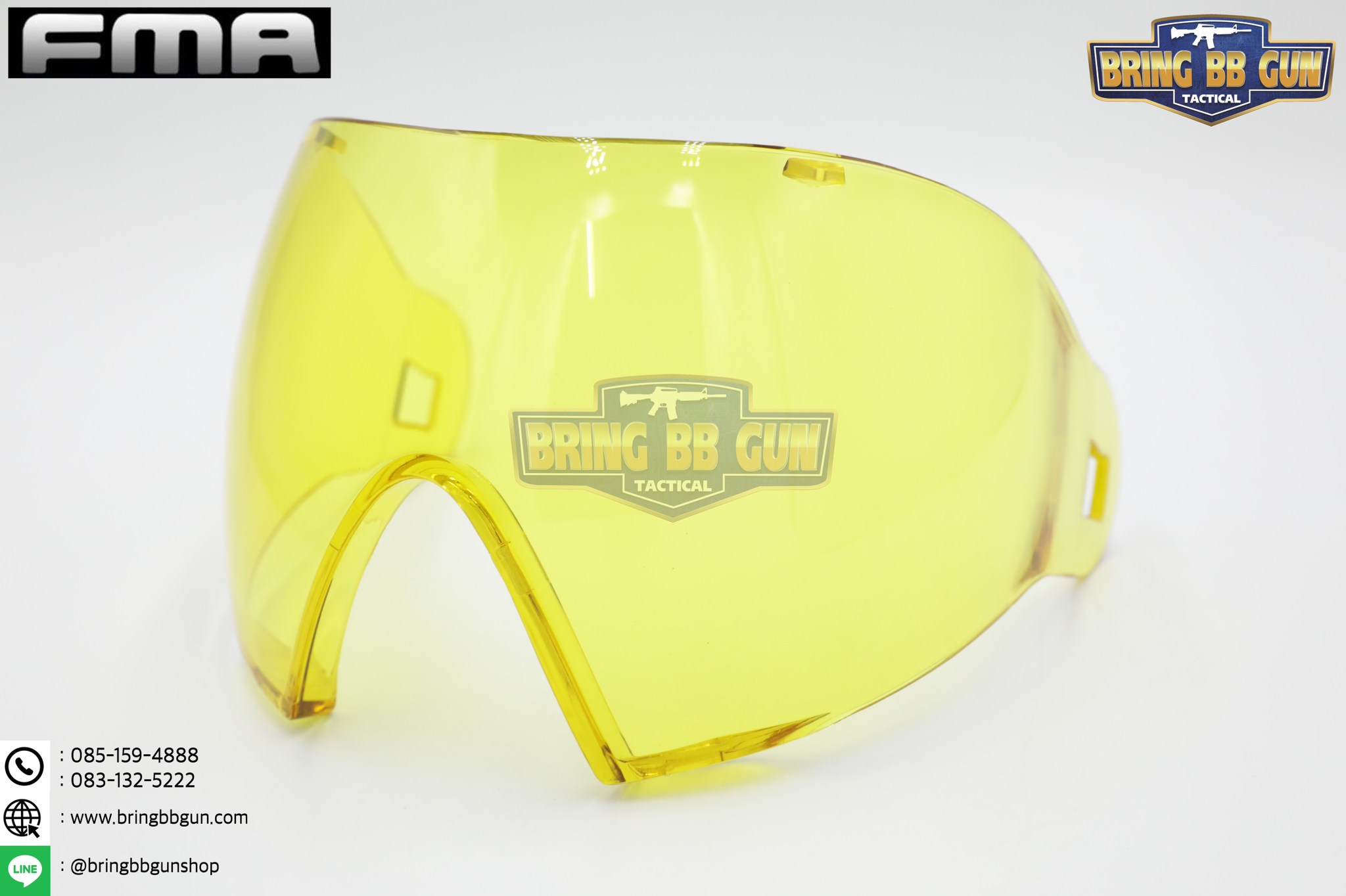 เลนส์หน้ากาก F1 ยี่ห้อ FMA รุ่น เลนส์1ชั้น