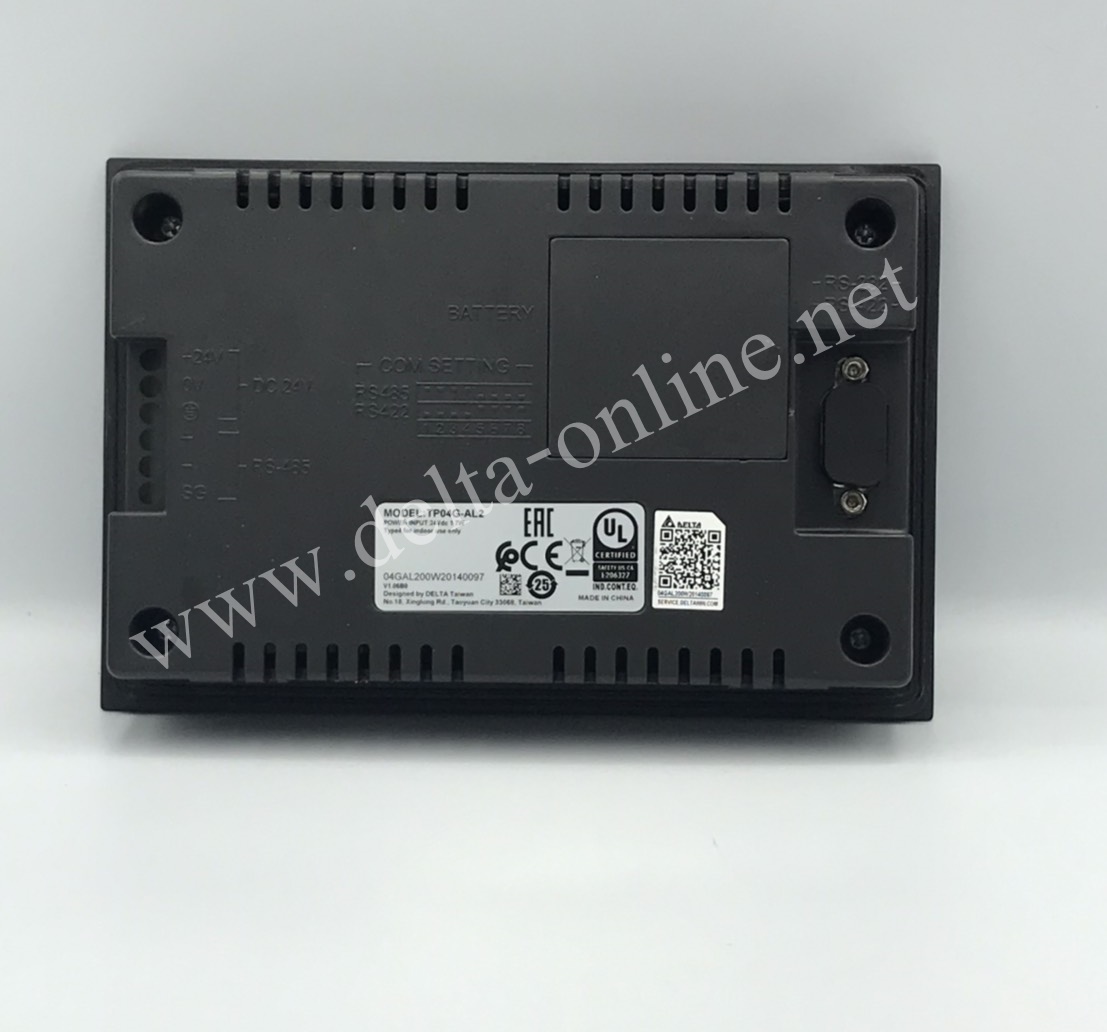 Delta Text Panel Model:TP04G-AL-C, RS-232