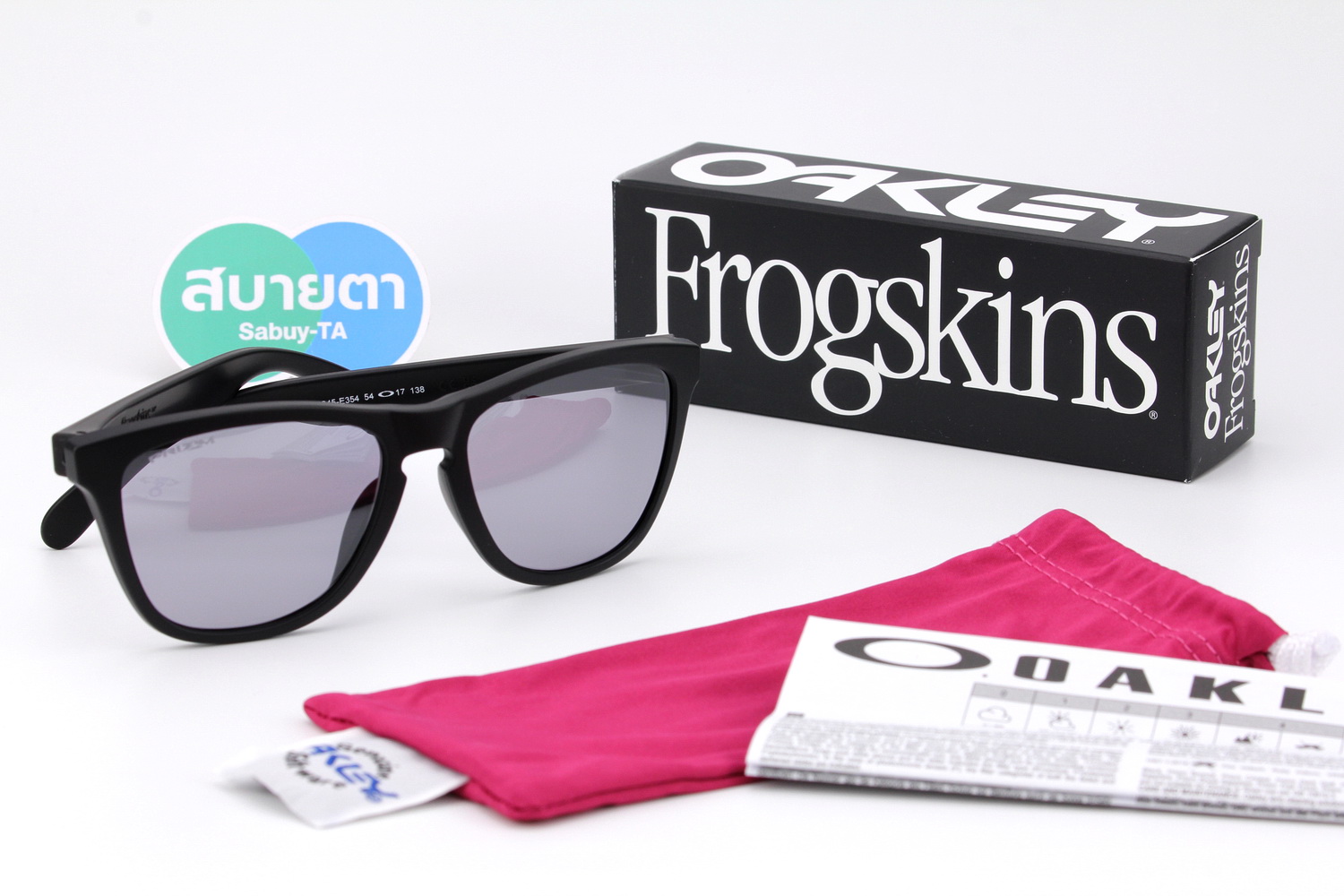 Oakley Frogskins Matte Black / Prizm Slate SKU#OO9245-E3 (ASIA FIT)