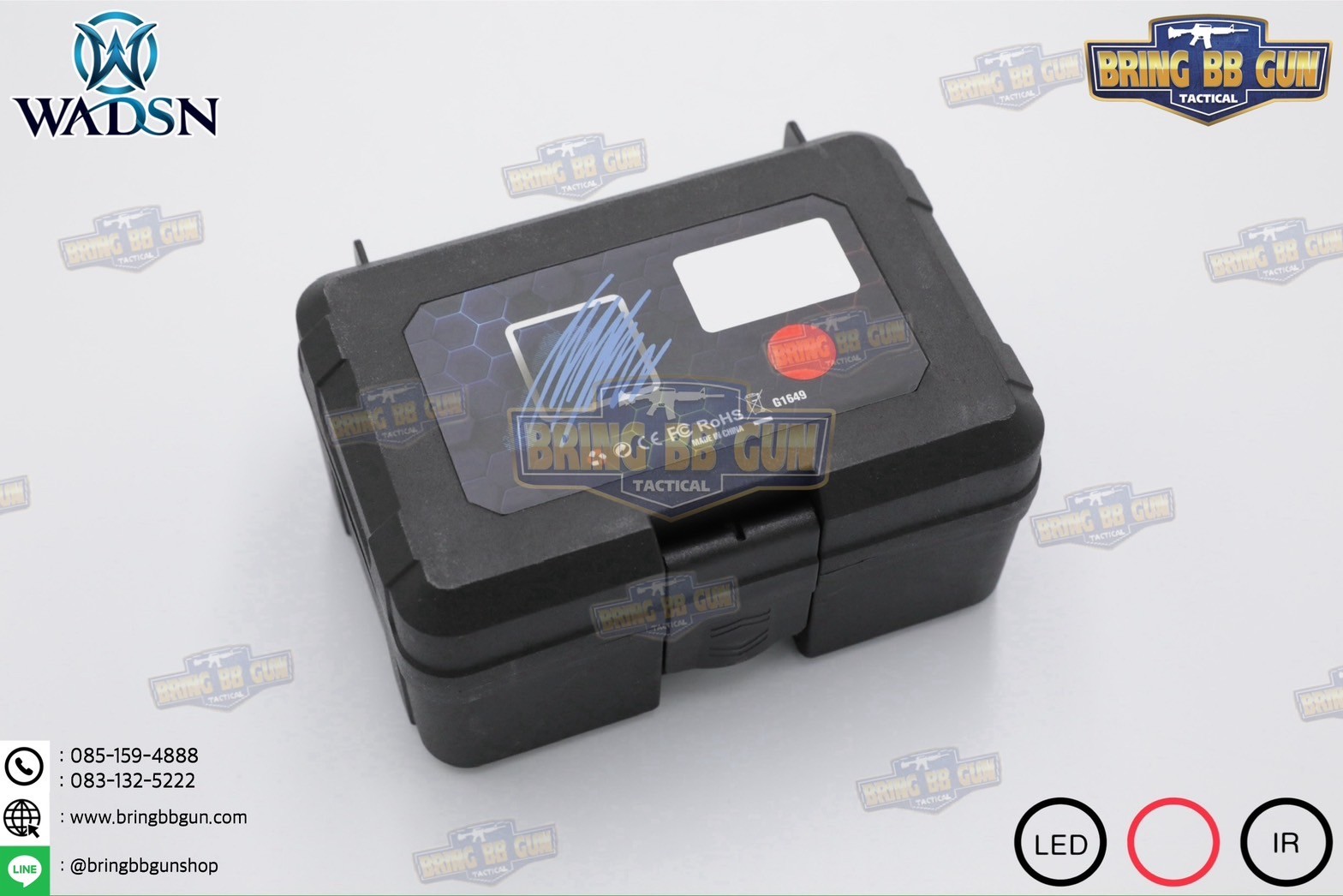 กล่อง Eo-tech OGL ยี่ห้อ WADSN รุ่น พลาสติก (เลเซอร์ชี้เป้าสีแดง) (OGL) (EOTECH OGL) (ON-GUN-LASER)