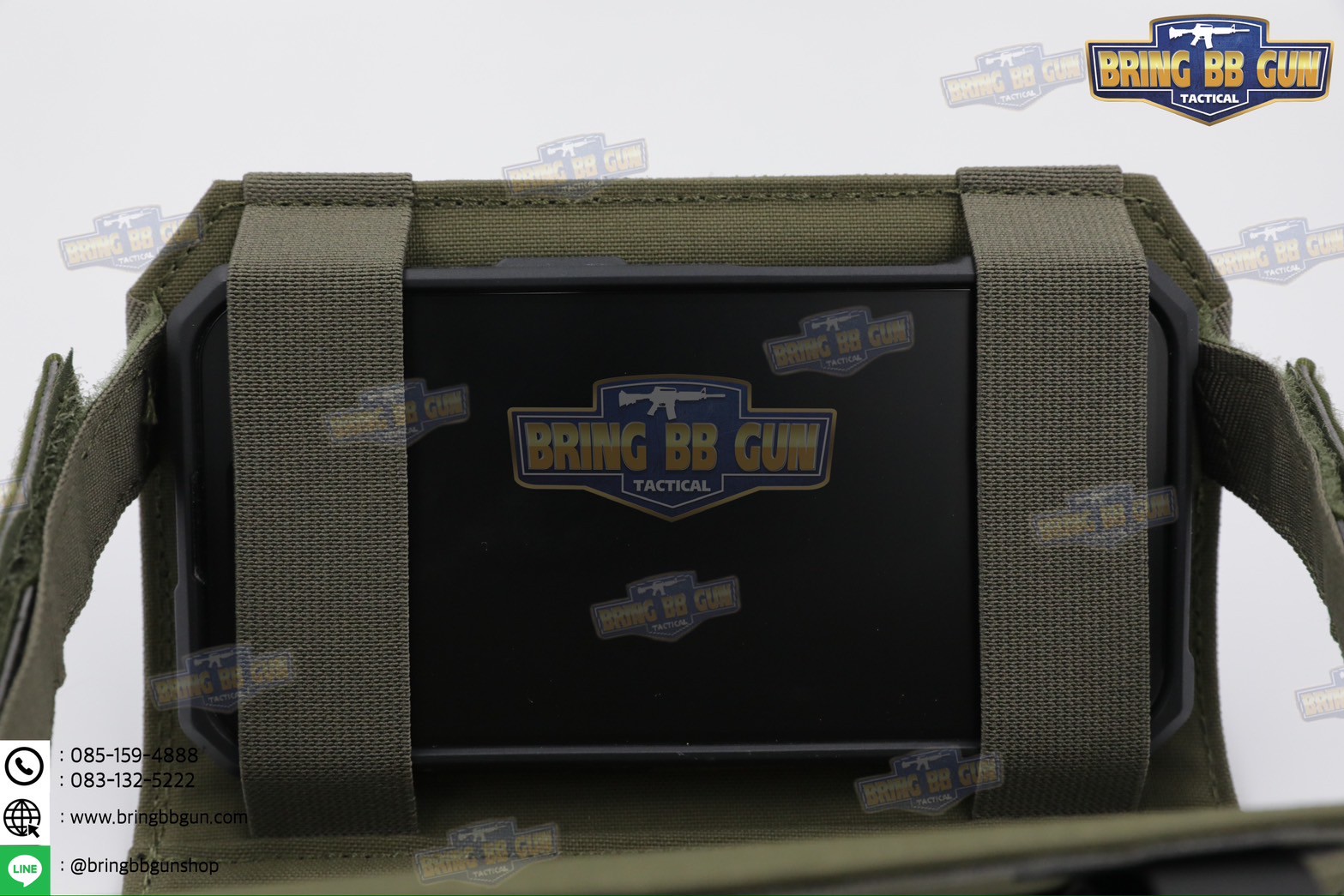 Tactical Phone Pouch เคสโทรศัพท์ติดเสื้อเวส ทรง Admin Pouch (Folded Navigation Board) (Navboard Fliplite Chest Smartphone Mount)