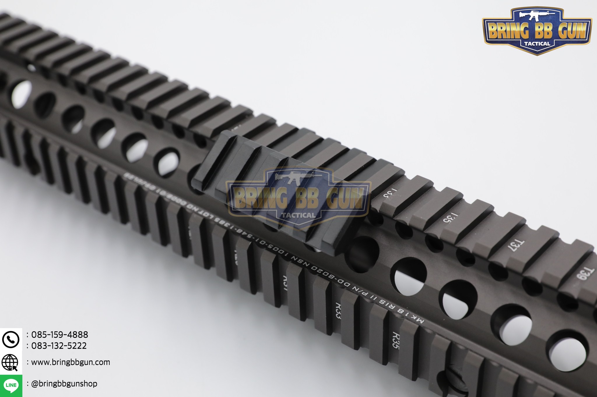 รางเฉียง ระบบราง Picatinny (รางรถไฟ) (รางเฉียง 45 องศา) (Offset Light/Optic Mount)