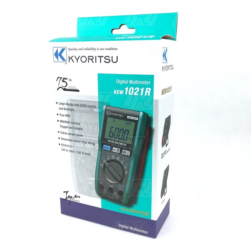 มัลติมิเตอร์ดิจิตอล KYORITSU KEW 1021R | 06-06-0022 | มิเตอร์ KYORITSU | Digital Multimeter | ของแท้100%