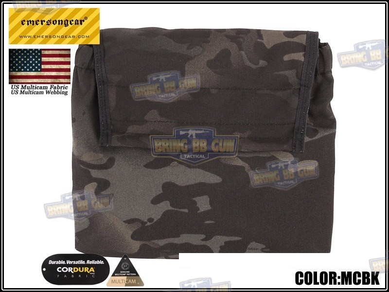 ถุงทิ้งแม็กกาซีนแบบพับได้ ยี่ห้อ Emerson (ถุงเก็บอุปกรณ์ แบบตีนตุ๊กแก) (Vest/Tactical Belt Paste Pouch)