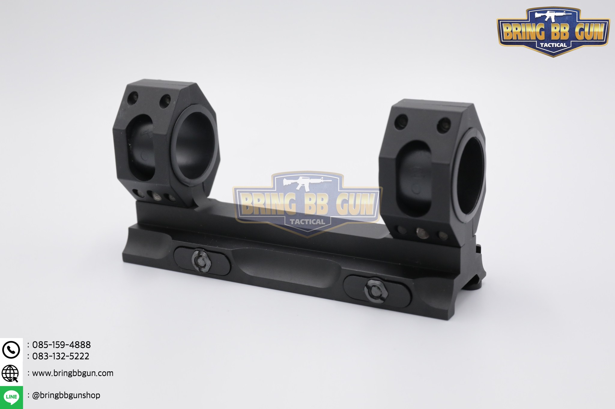 ขาจับกล้องคู่แบบปลดไว (ไซค์เล็ก) Scope AR Recon QD Mount ขาจับกล้องขนาดวง 25 และ 30mm. รุ่นปลดไว จับราง 20 mm.