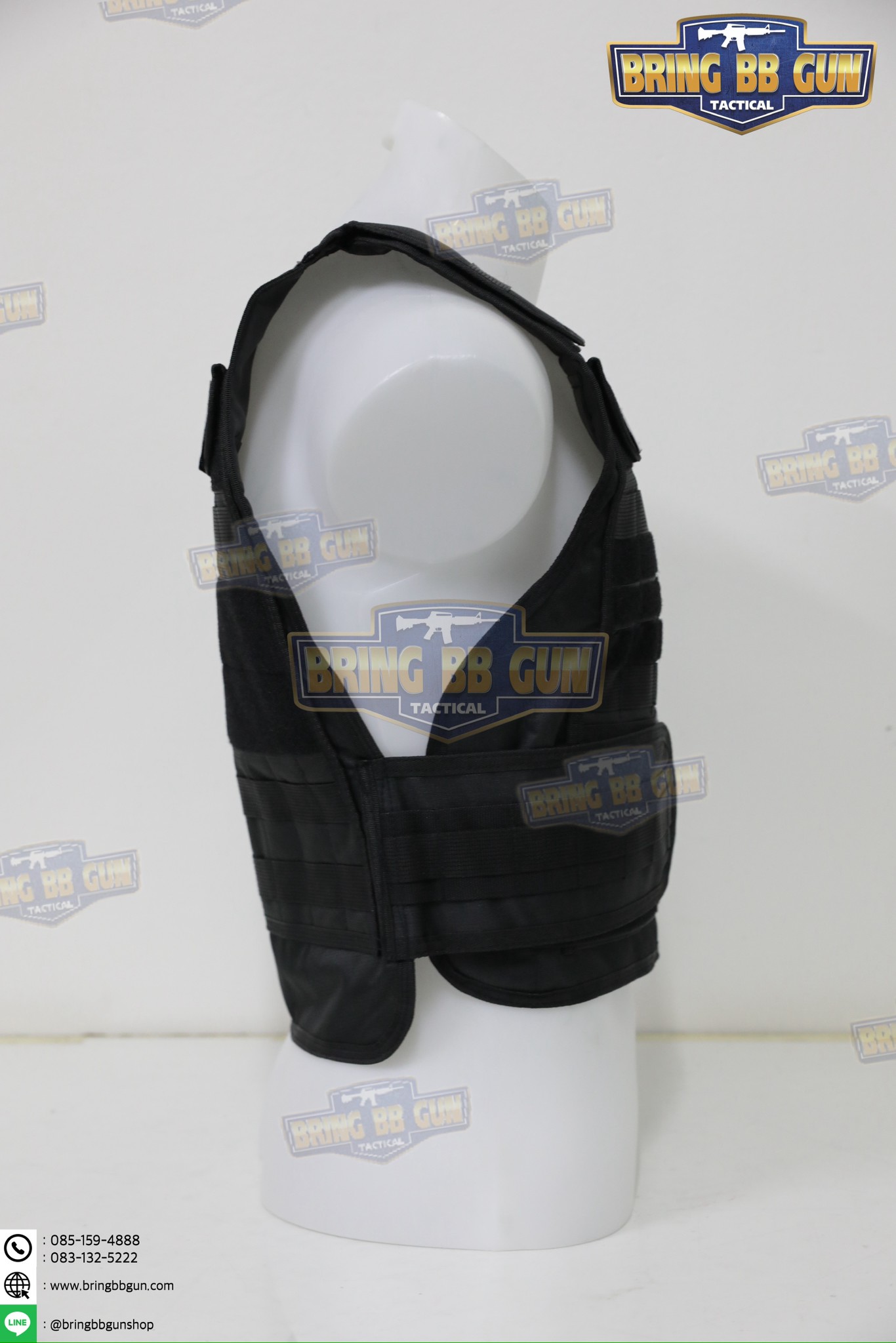 เสื้อเกราะ (หนา-นิ่ม) เกราะอ่อน มีแถบสะท้อนแสงหน้า-หลัง