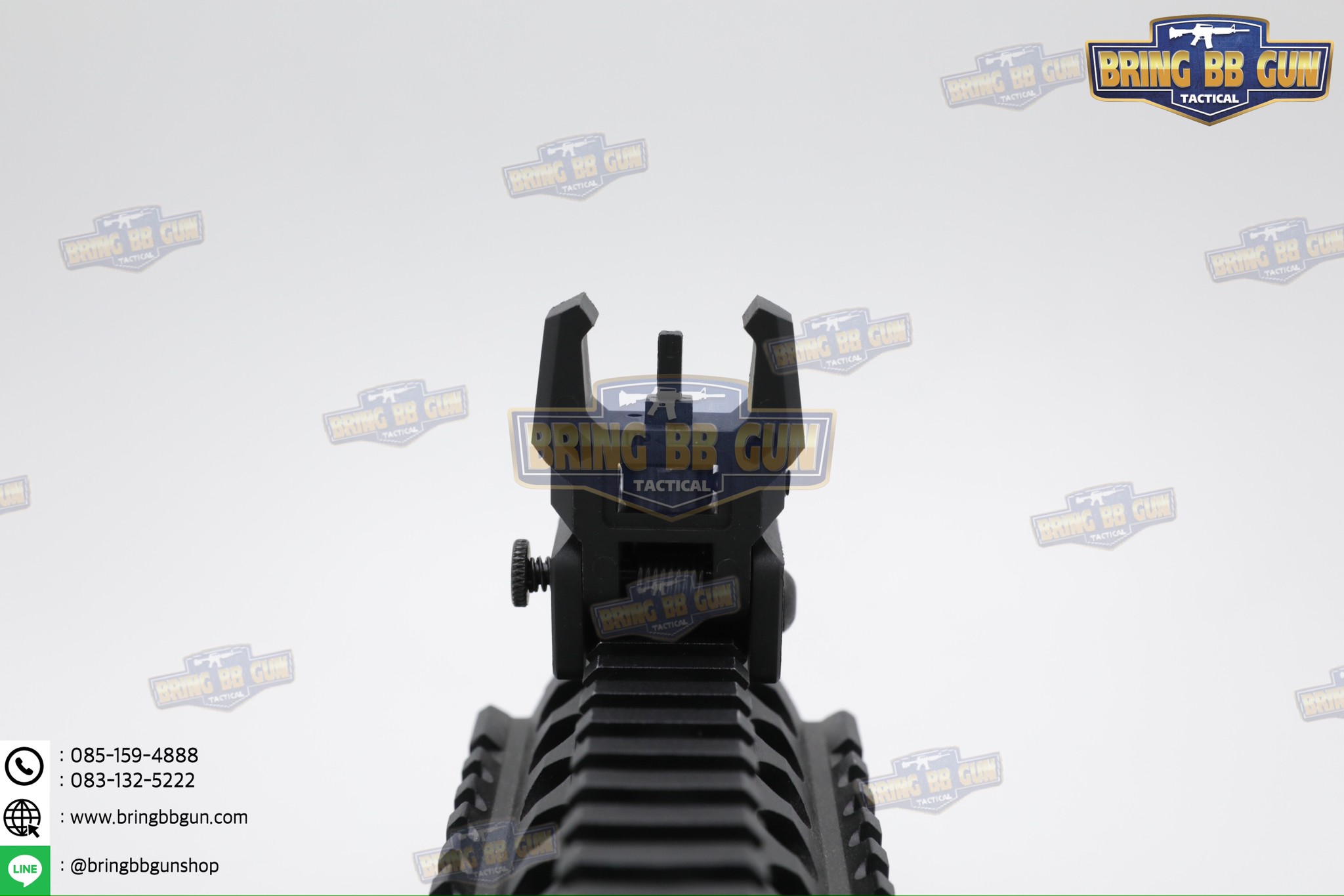 ศูนย์หน้า-หลังพับได้แบบพลาสติก MGPCQB รุ่น Armor Gen2 เรืองแสง