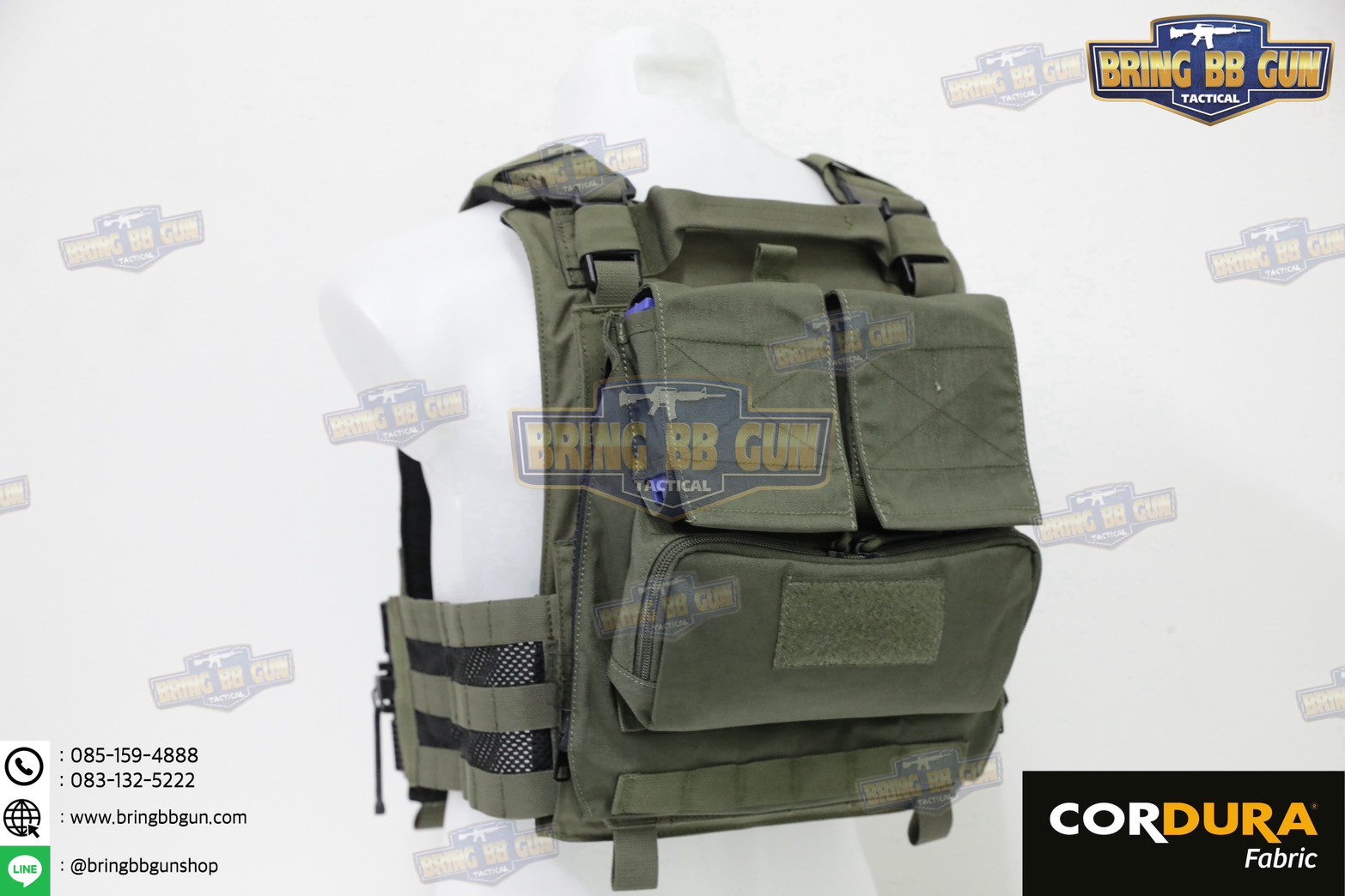 กระเป๋าติดเวส รุ่น Pouch Zip-On Panel 1.0 (กระเป๋าติดหลังเสื้อเวส) (Back Panel Tactical Supplement) (Hydro Pack)