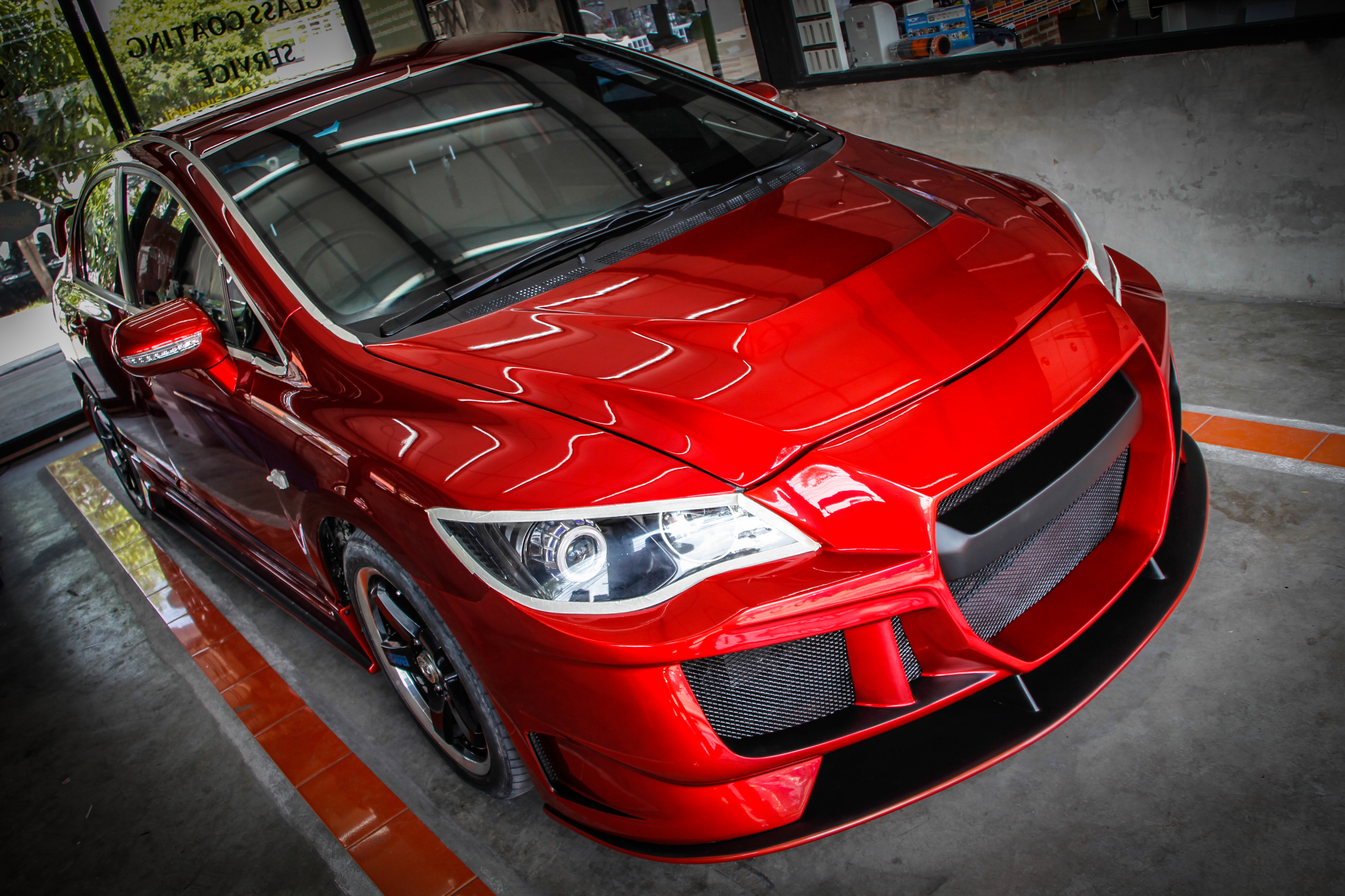 HONDA CIVIC FD GT COMPLETE SET RAW WORK (NKS DESIGN)
