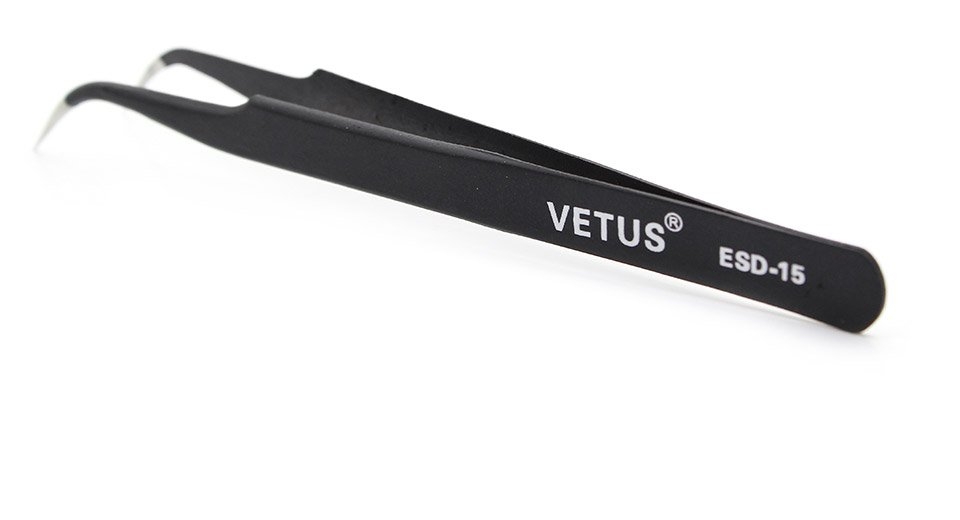 แหนบ Tweezers ESD แบบโค้ง