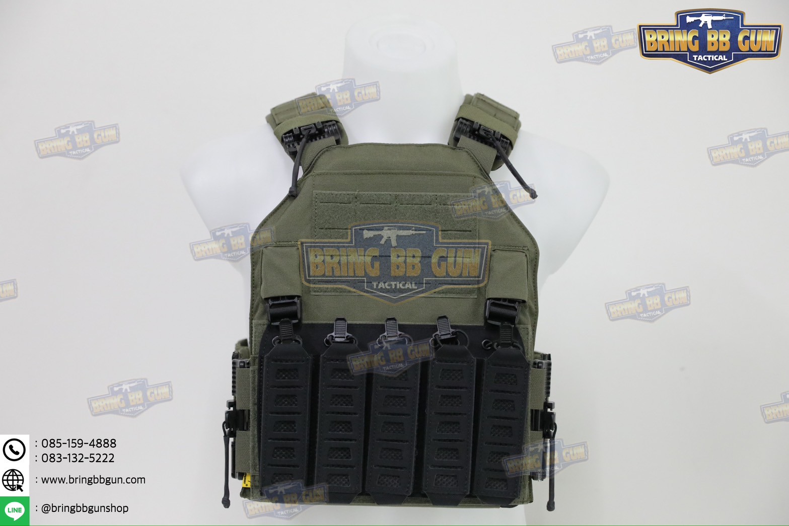 เพ้าแม็กกาซีน MP5/MPX ทรง Corso (SMG แบบ5ช่อง) (Front Panel Dagger for SMG) (Corso Tac.) (Velcro Panel)