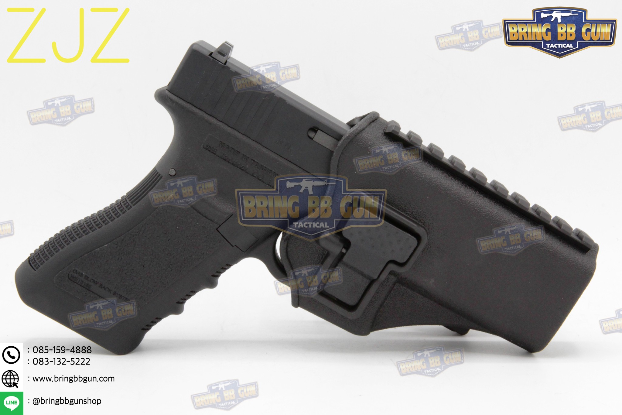 ซองปืนพกนอก Glock17 ยี่ห้อZJZ สำหรับปืน : Glock 17