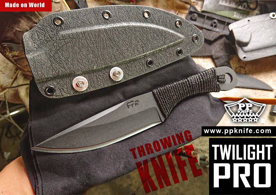 Twilight Pro ความภูมิใจของคน มีดขว้าง/มีดพกHandmade ผลิตในประเทศไทย🇹🇭 โดยคนไทย โดยช่างเป้PPKNIFE