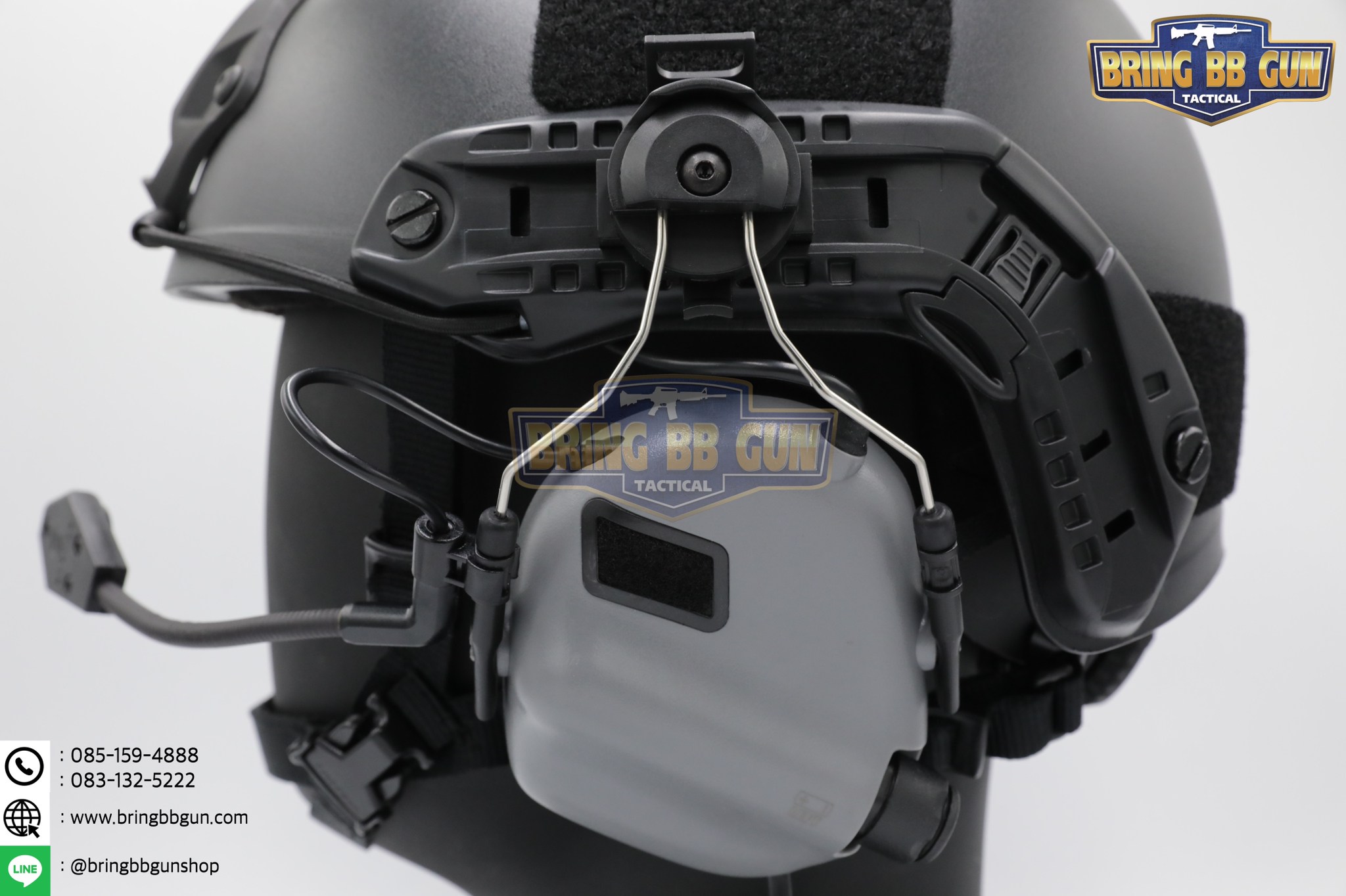 Helmet Rail Suspension Bracket (อแดปเตอร์ขาจับหูฟังใส่รางข้างหมวกฟาส)