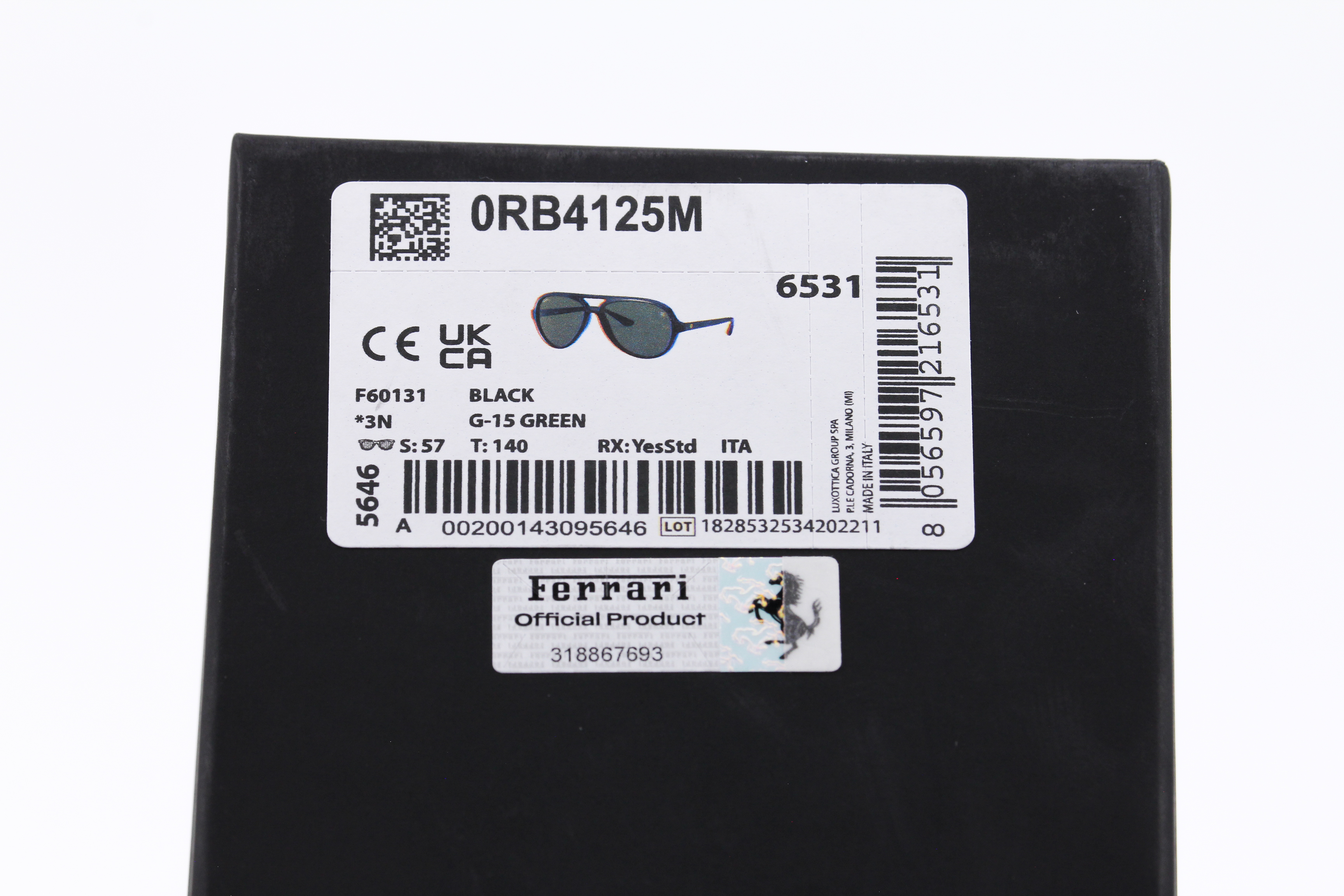 RayBan Ferrari Collection RB4125M F60131