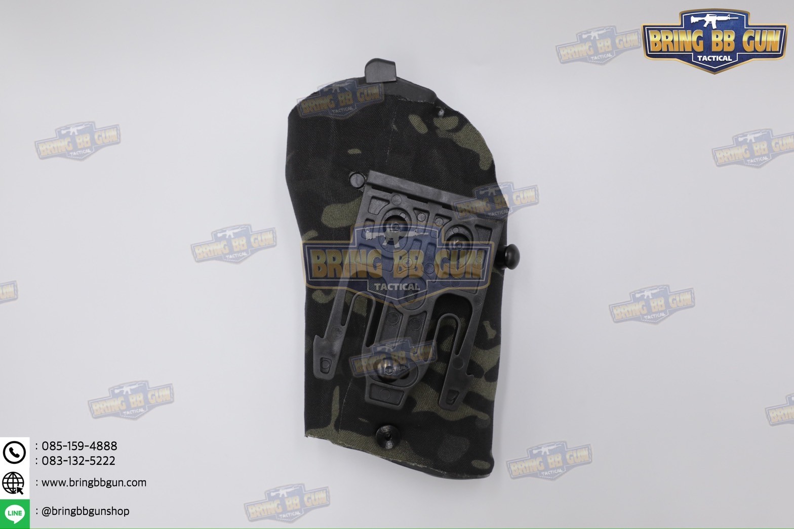 ซองปืนพกนอกปลดนิ้วโป้ง Sig Sauer P320 + ช่องไฟฉาย (ซองปืน 6354DO) (6354 DO) (P320 + X300)