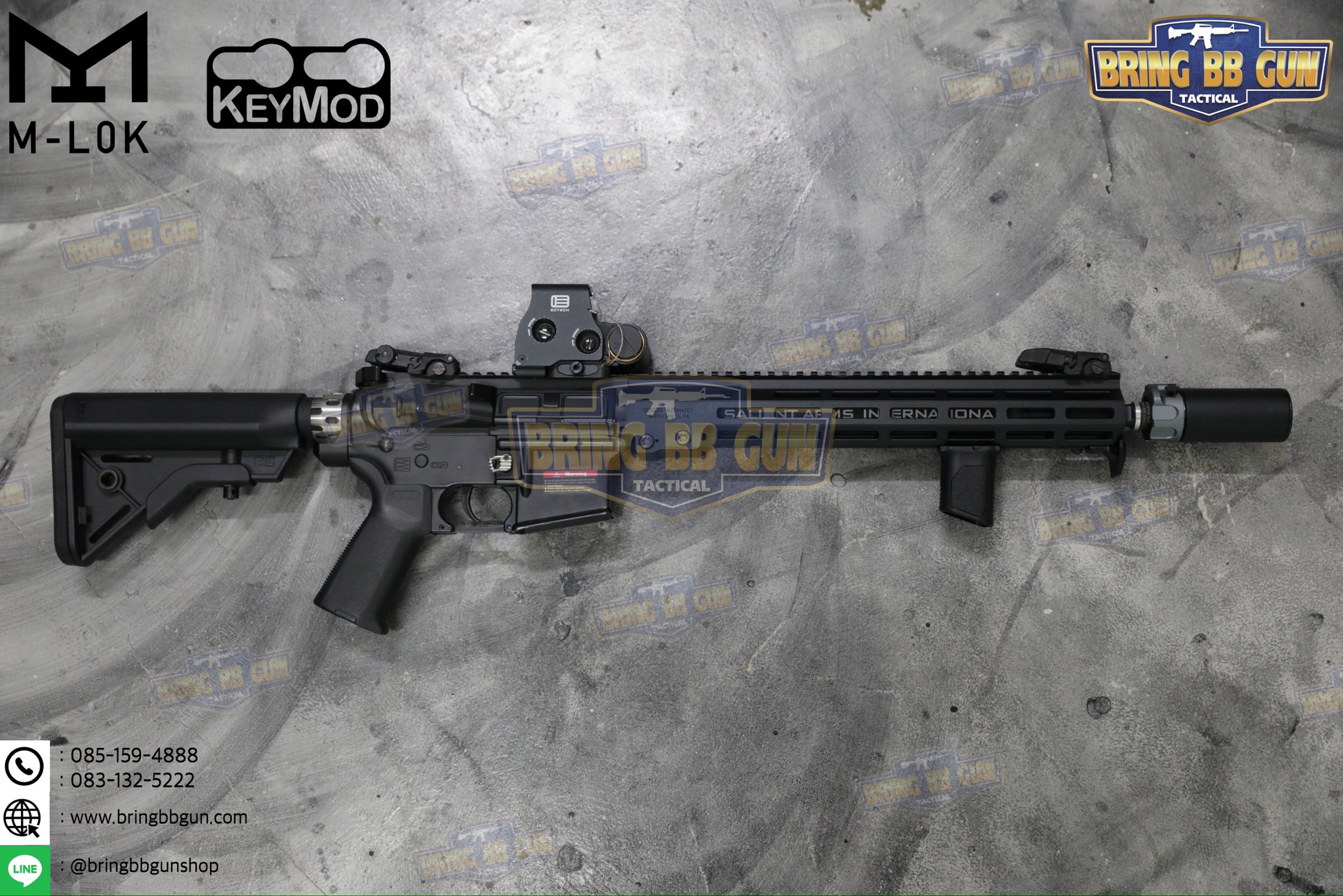 กริ๊ปมือหน้า STRIKE AVG (รุ่นสั้น) (ใช้ได้กับชุดหน้าระบบราง M-Lok และ ระบบราง Keymod เท่านั้น)