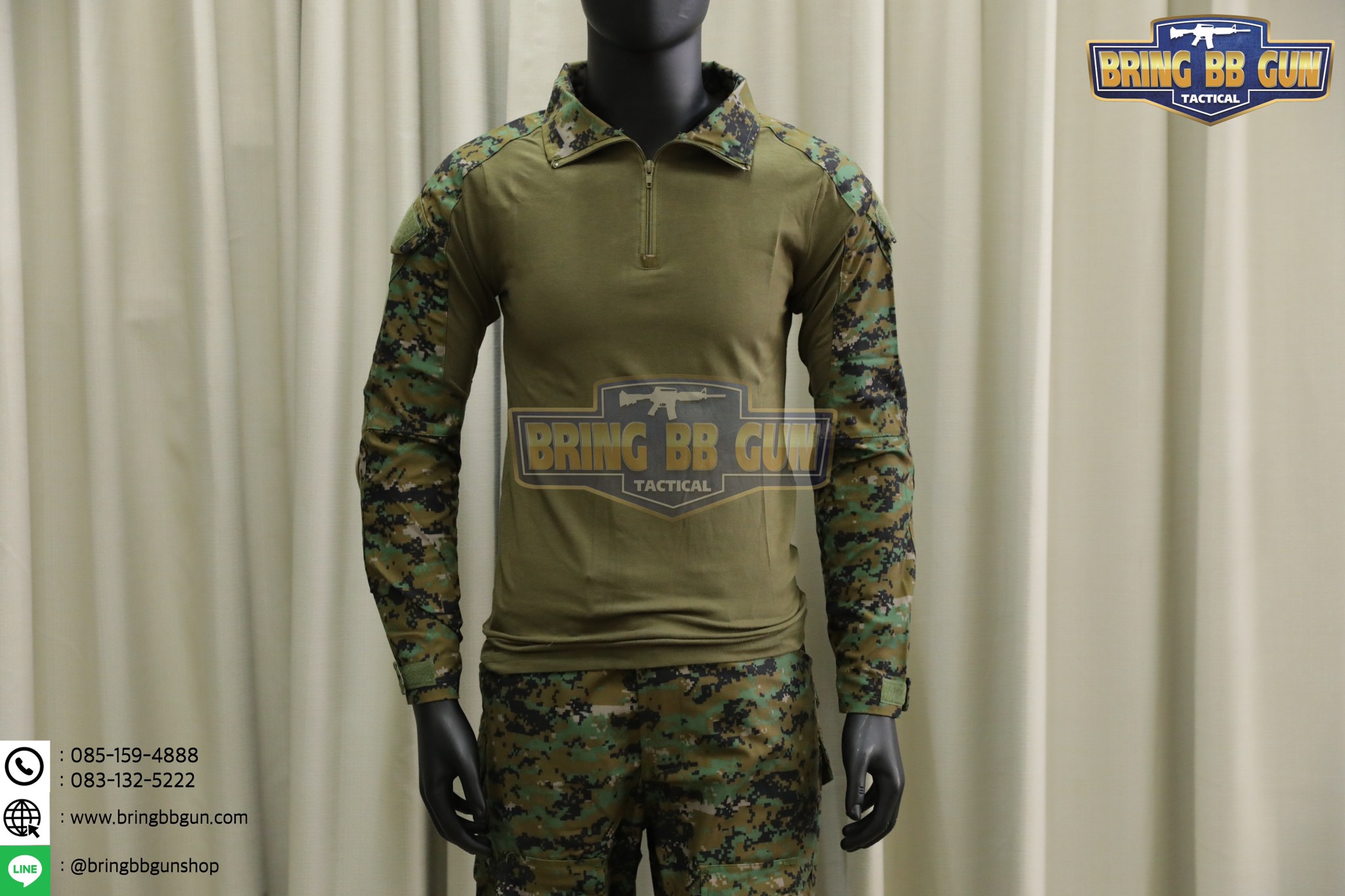 ชุดคอมแบทเชิ้ต Gen2 (Combat Frog Suit G2) (เสื้อ+กางเกง+สนับเข่า+สนับศอก)