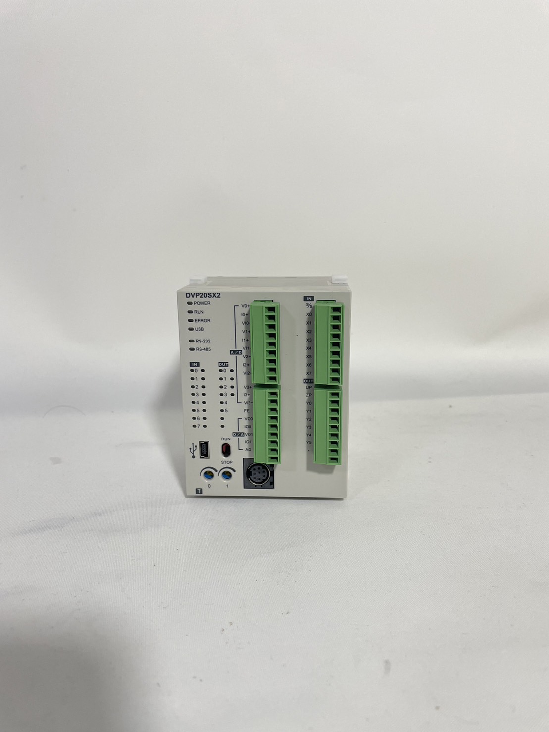 Delta PLC DVP20SX211T 8I/6O, 4CH AI/2CH AO 24V (Transistor)