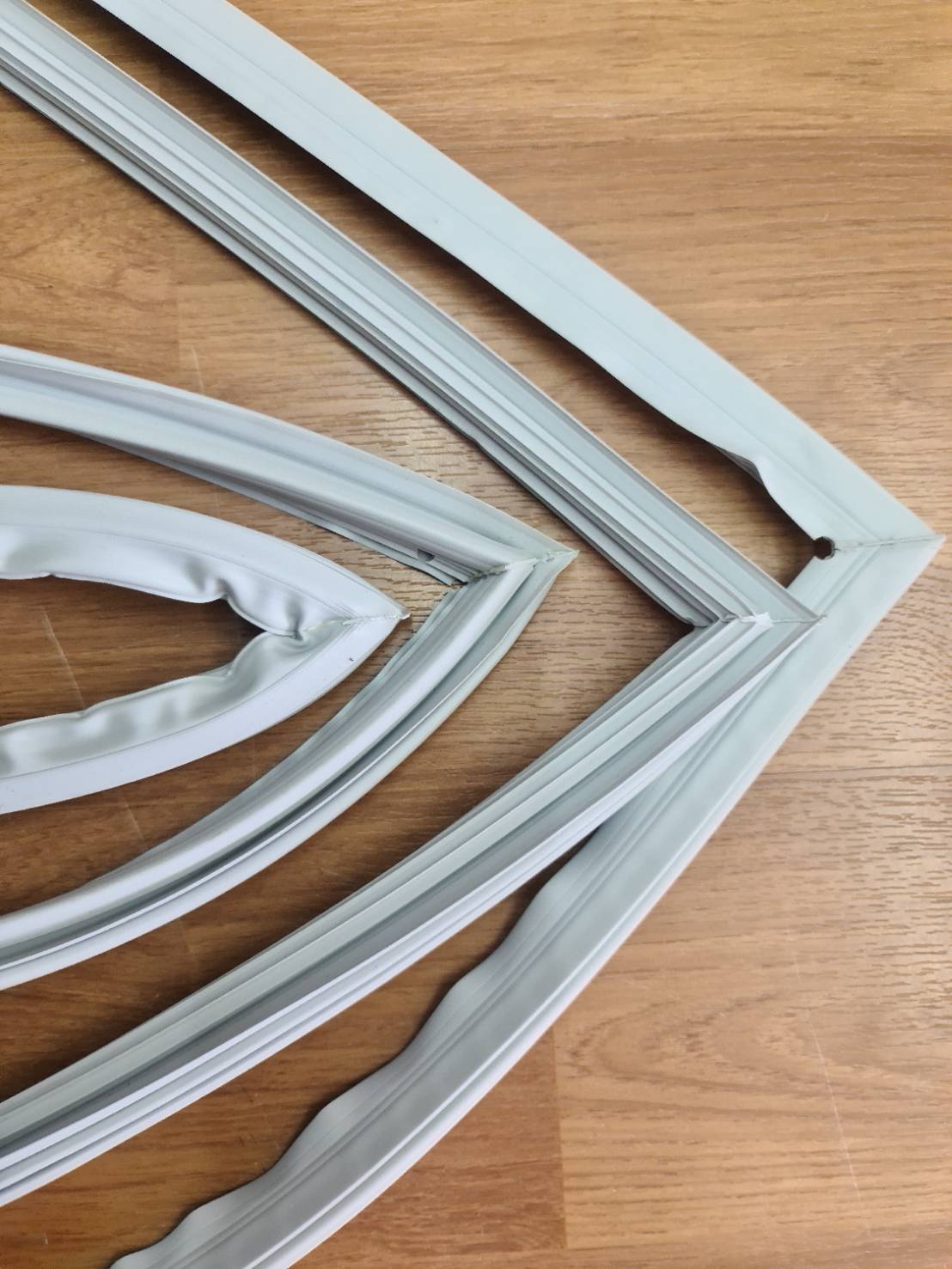 0000789 ชุด ขอบยาง ประตู ตู้เย็น มิตชูบิชิ (ของแท้) ขอบยางตู้เย็น รุ่น MR-F50 ยางขอบประตูตู้เย็น ตู้เย็น 2 ประตู