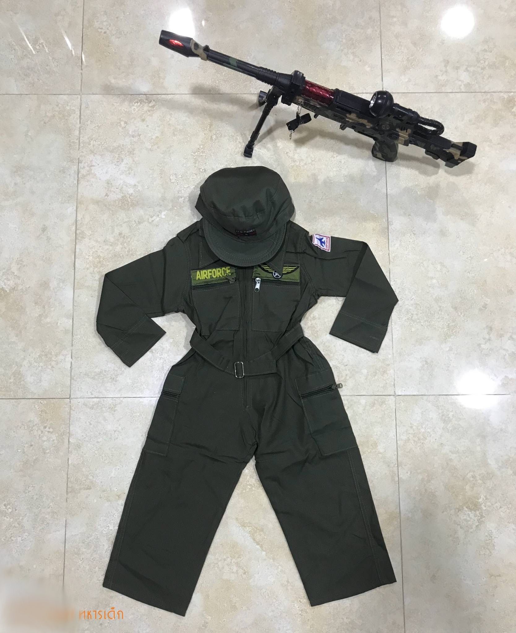 NNandNN Shop 8 0033 ชุดนักบิน AIRORCE หญิง พื้น หลายขนาด