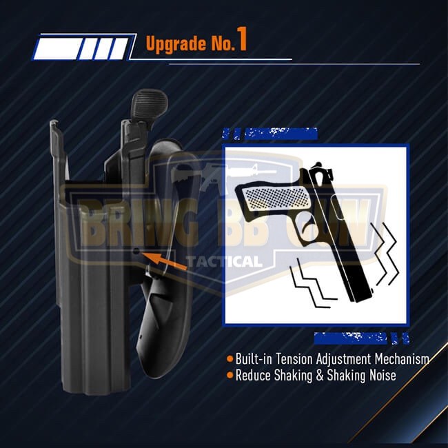 ซองปืน รุ่นT-Thumbsmart Holster ยี่ห้อ Cytac รุ่น Glock 19 (ซองปืนปลดนิ้วโป้ง)ปืนที่ใส่ได้ Glock 19 , 23 , 32 (Gen1-4) / Glock 19 (Gen 5)