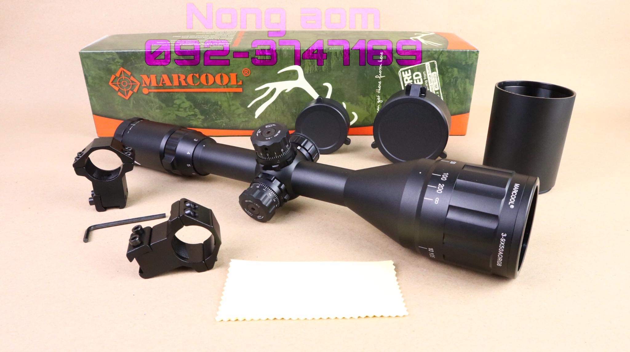 กล้องติดปืน Marcool 3-9x50 AOME