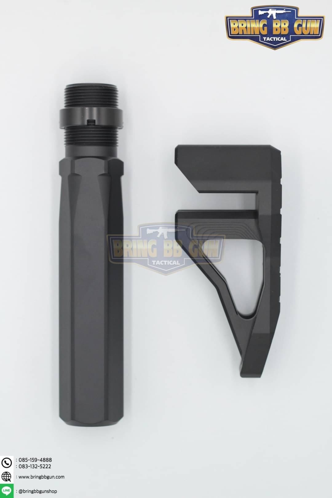 ชุดพานท้าย Phase 5 รุ่น Mini Stock (Phase 5 Universal Mini Stock for M4 GBB)