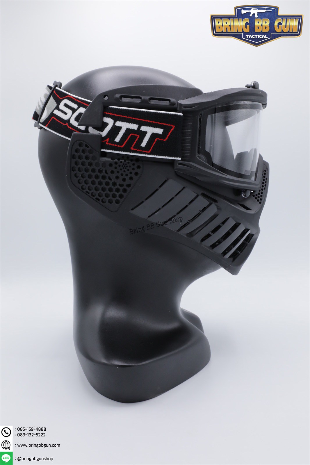 หน้ากาก Scott Mask เจน2 (รุ่นเลนส์สองชั้น)