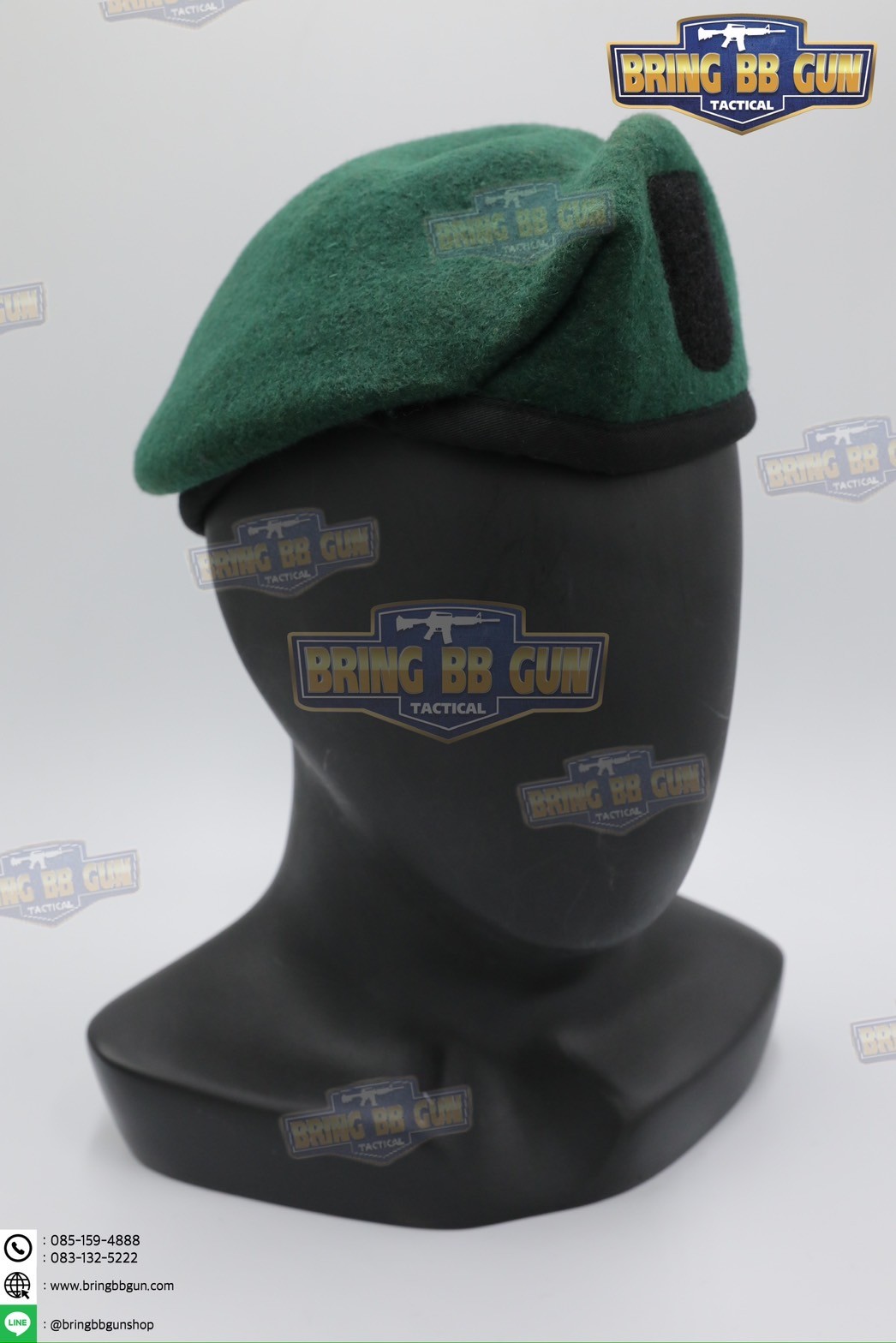 หมวกเบเร่ต์จัดทรง ยี่ห้อ ai รุ่น Fighter（หน้าหมวกใหญ่)