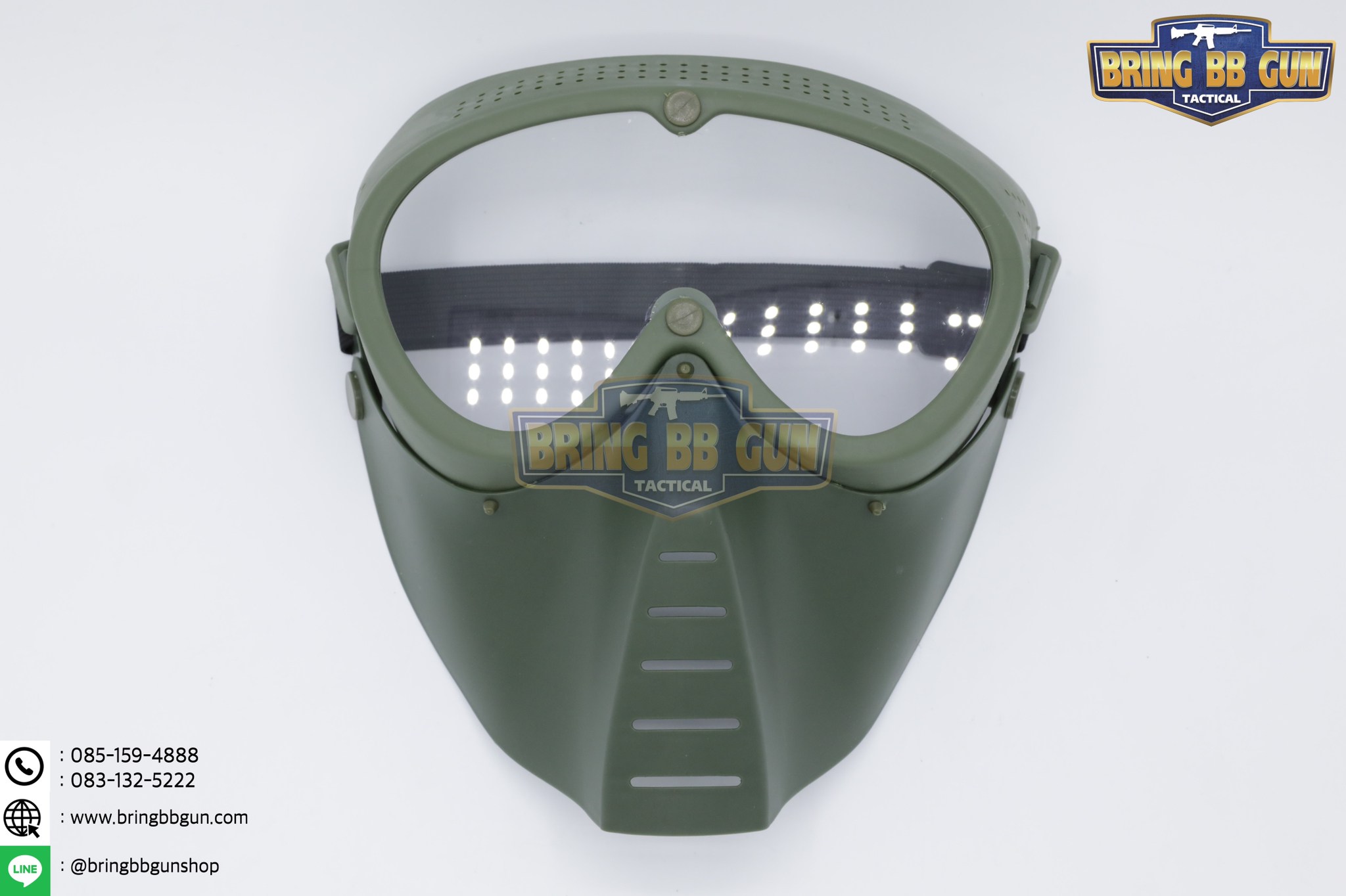 หน้ากากลิง มี2รุ่นให้เลือก รุ่นเลนส์กระจก รุ่นเลนส์ตระแกรง