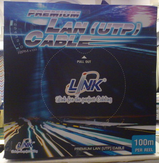 สาย LAN CAT5e "LINK" US-9015-1 100เมตร / 250ฟุต